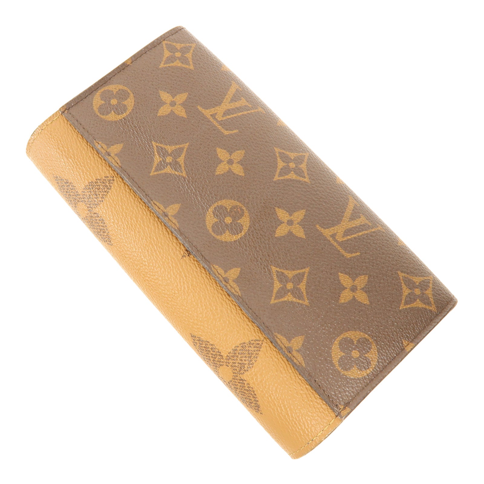 LOUIS VUITTON Monogram Sarah Wallet金扣長錢包