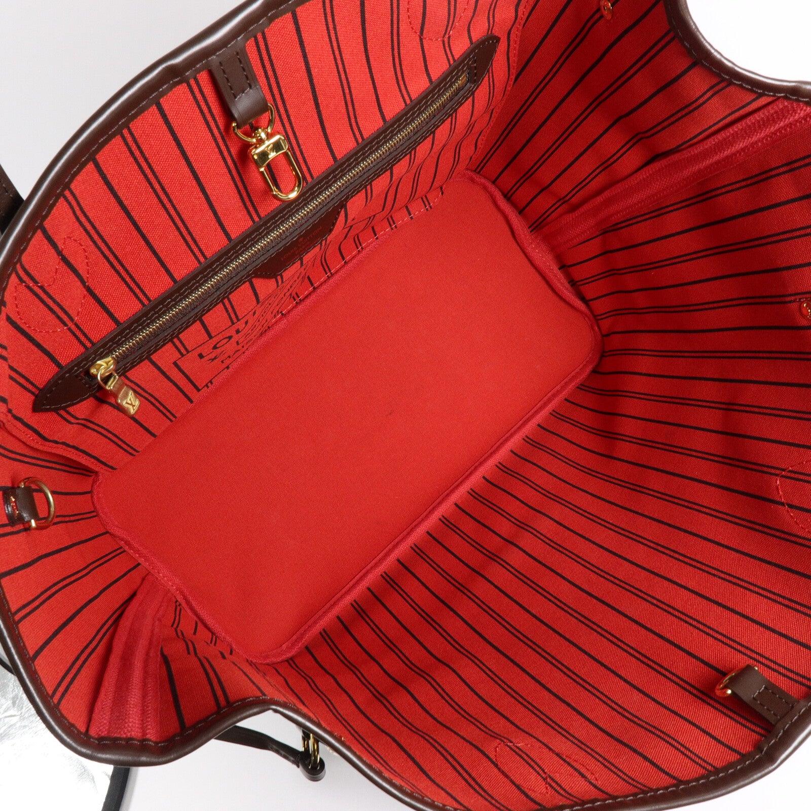 LOUIS VUITTON Damier Neverfull MM手挽袋/肩背袋