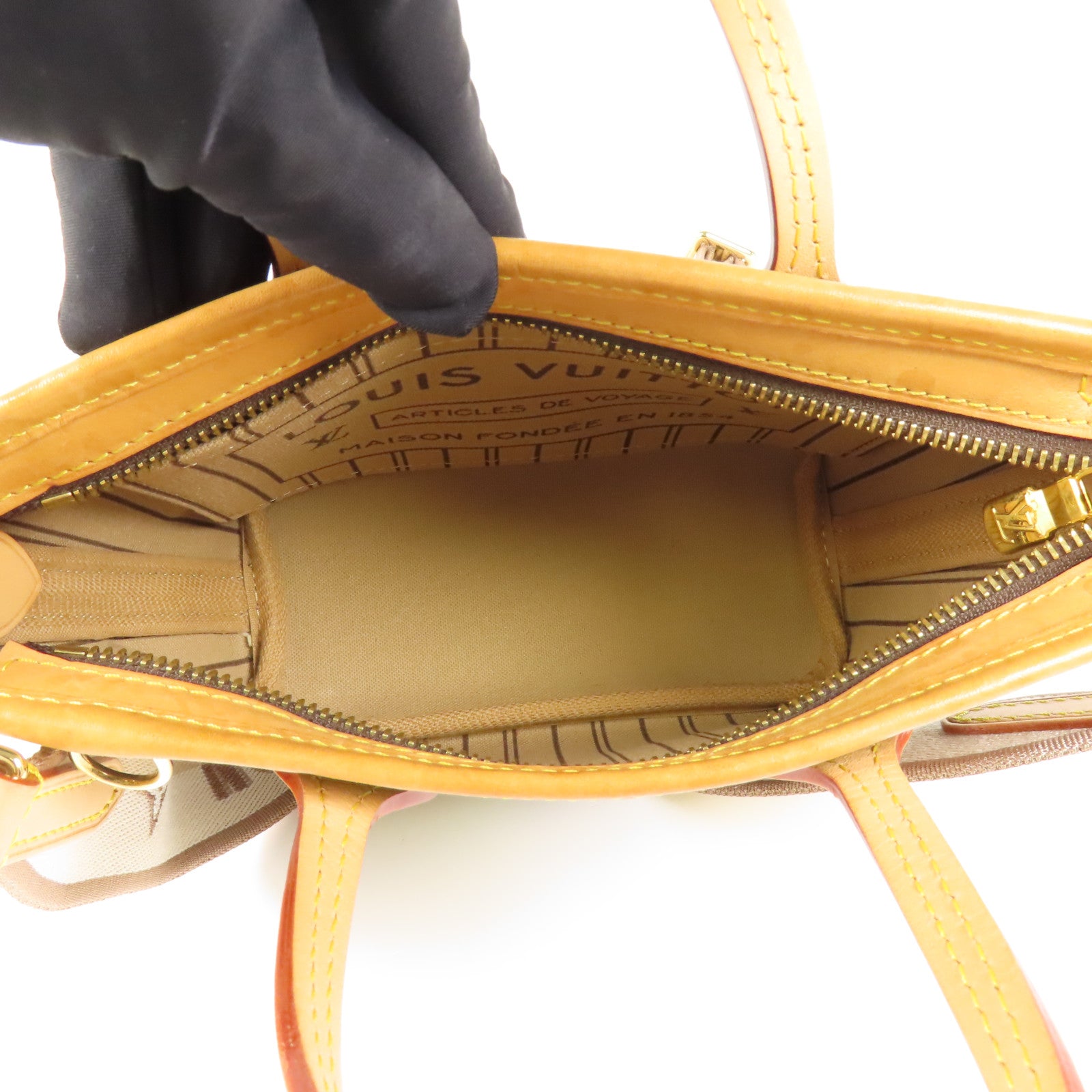 LOUIS VUITTON 【激減優惠】Monogram Neverfull BB金扣手挽肩背兩用袋