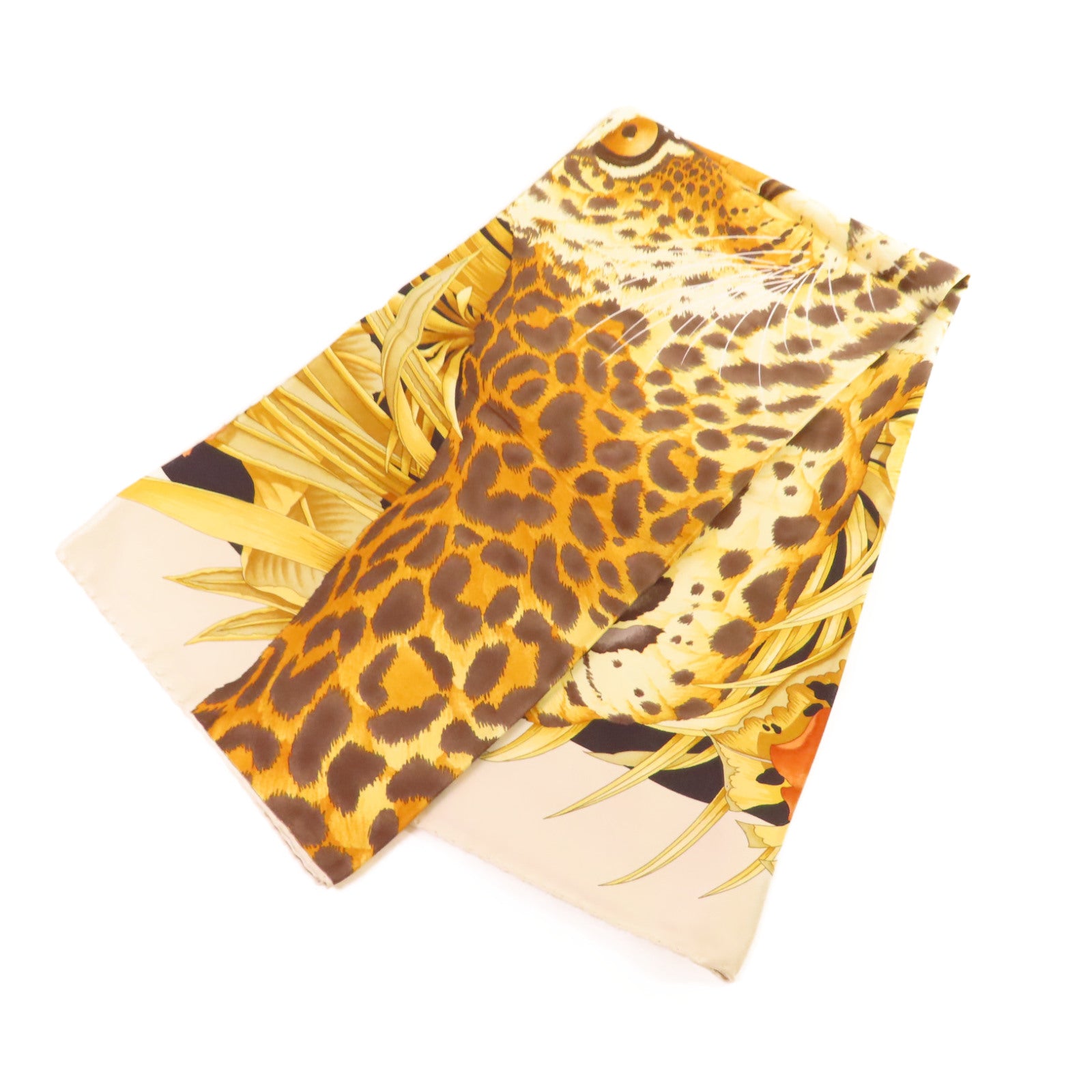 Salvatore Ferragamo 絲質Scarf絲巾啡色/金色/黑色/彩色
