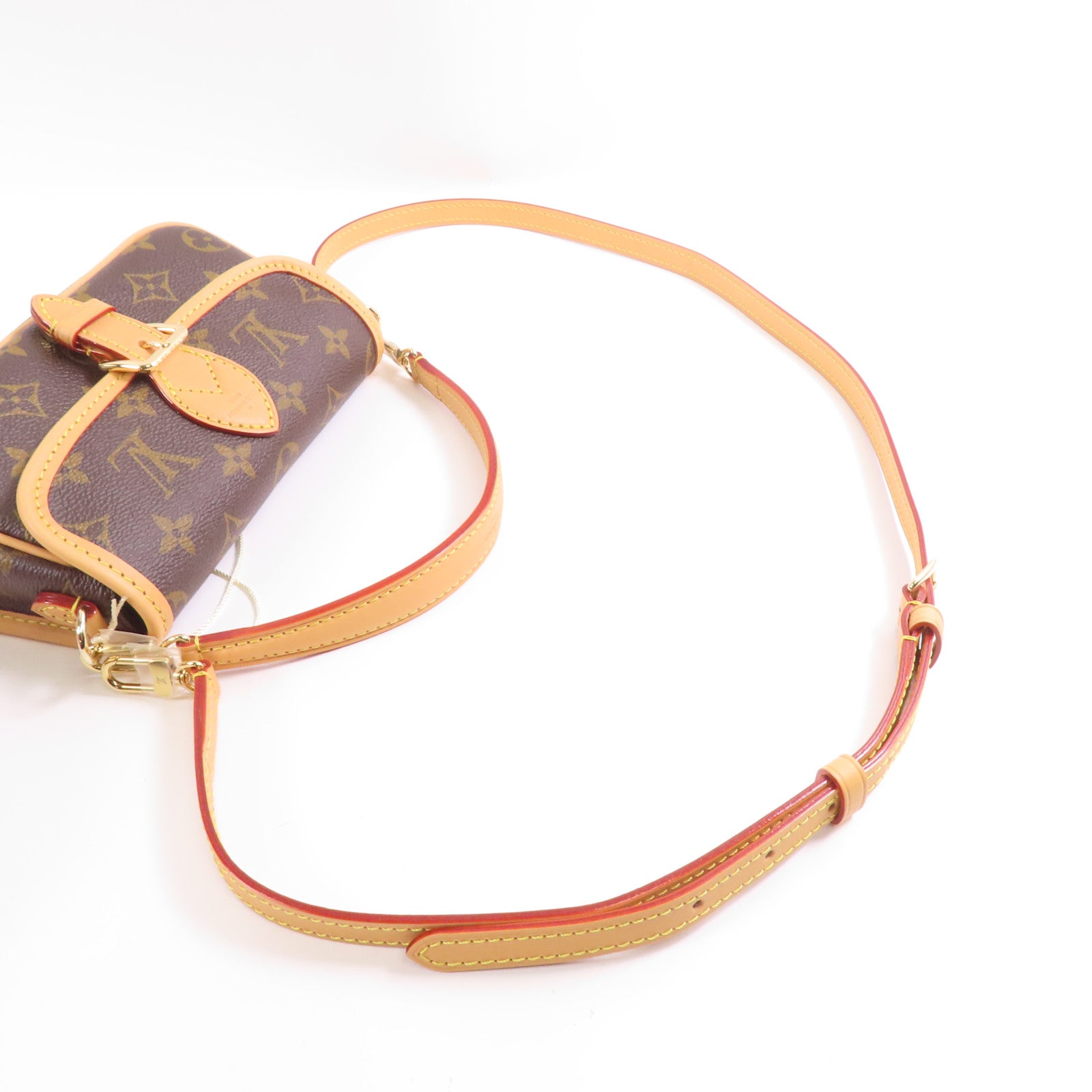 LOUIS VUITTON Monogram Nano Diane金扣手挽肩背兩用袋