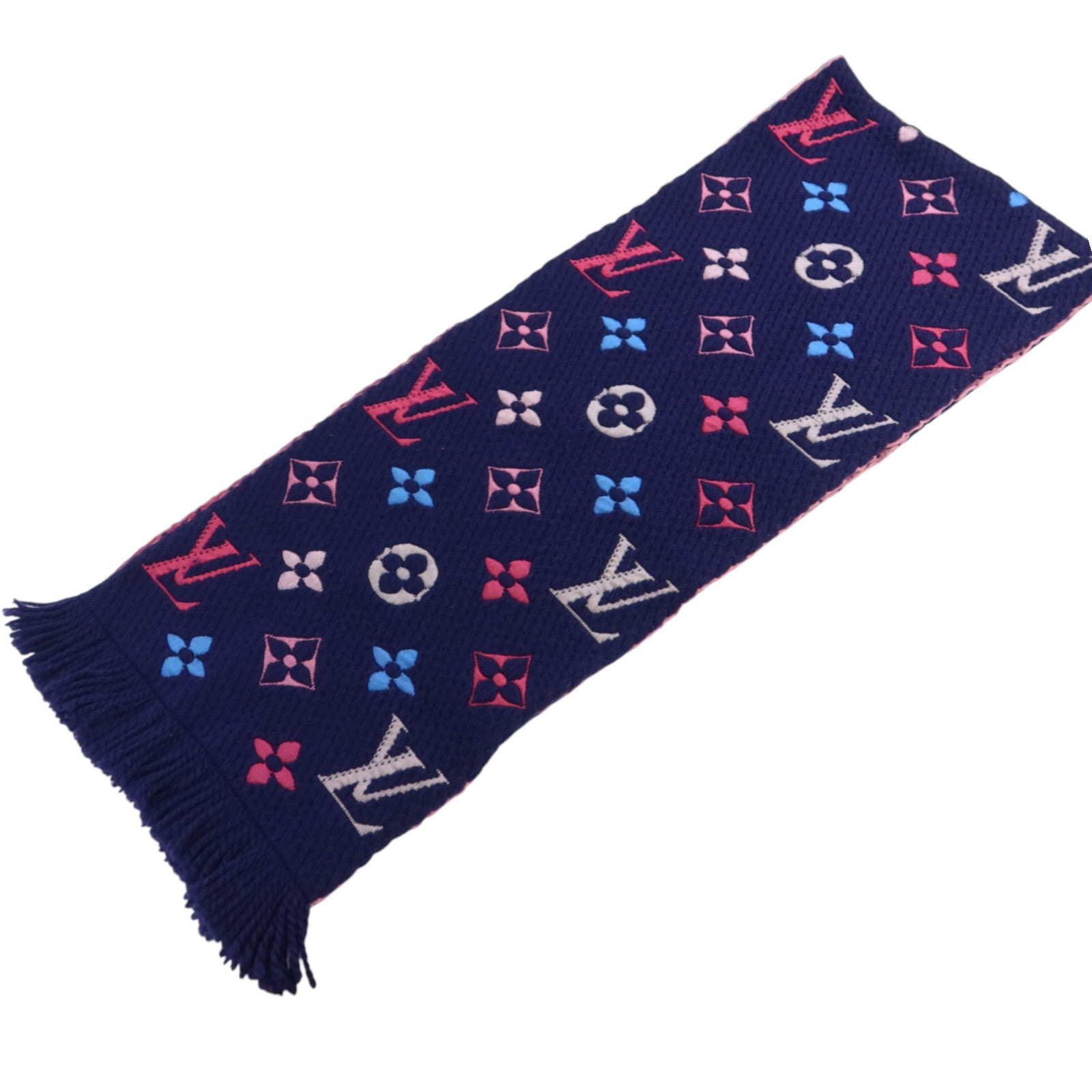 LOUIS VUITTON 【激減優惠】羊毛/絲質Echarpe Logomania Rainbow Scarf圍巾