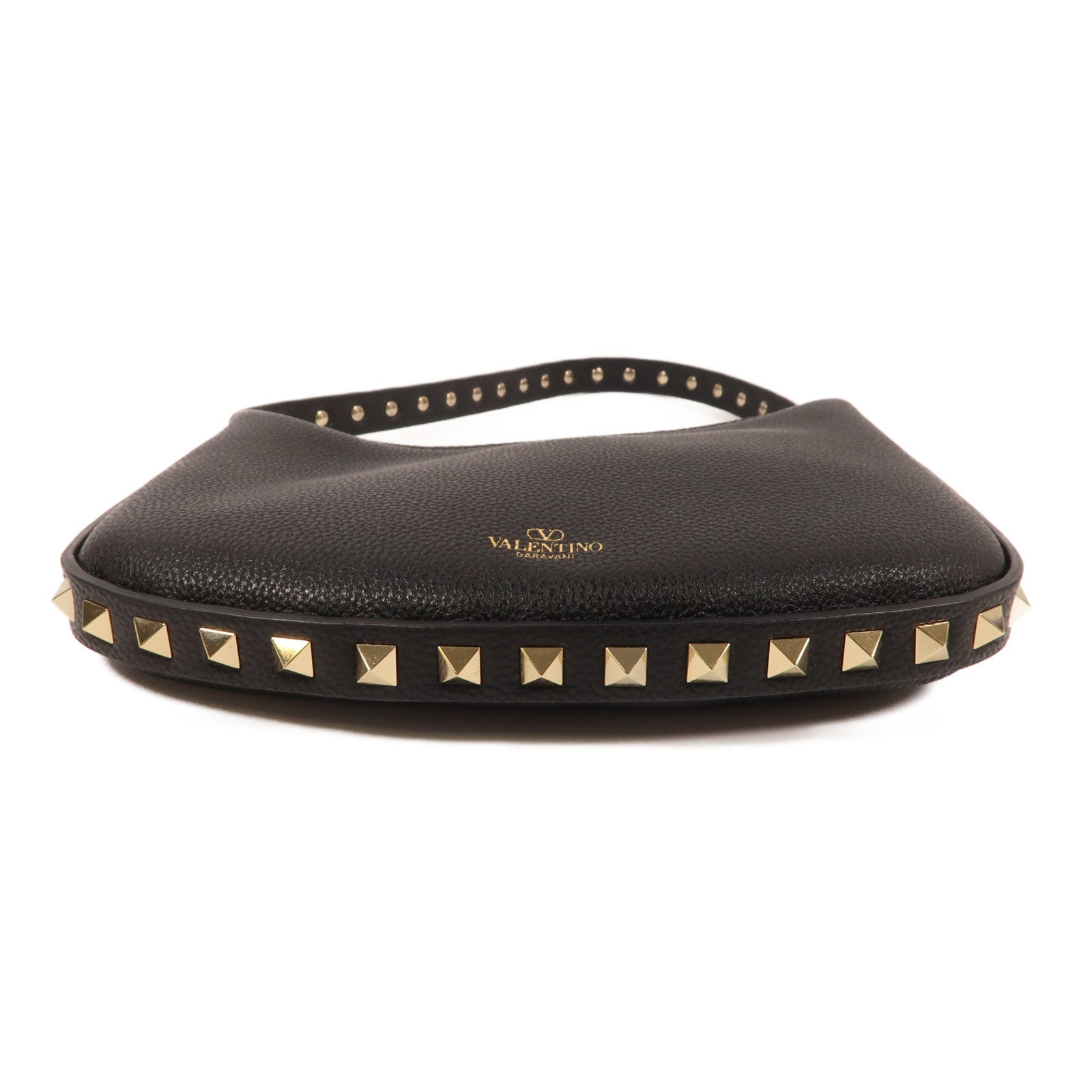 Valentino 牛皮皮革Shoulder Bag金扣肩背袋