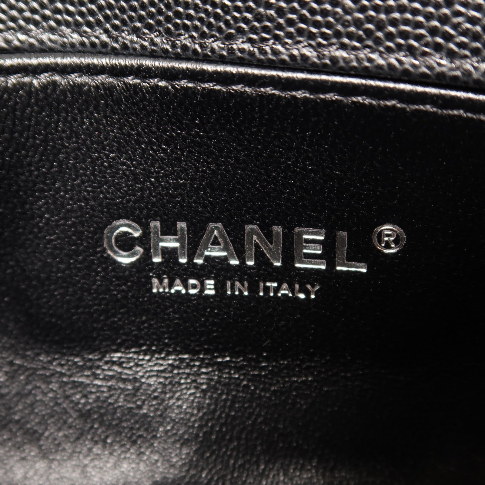 CHANEL 牛皮皮革Boy 20銀扣鏈帶肩背袋