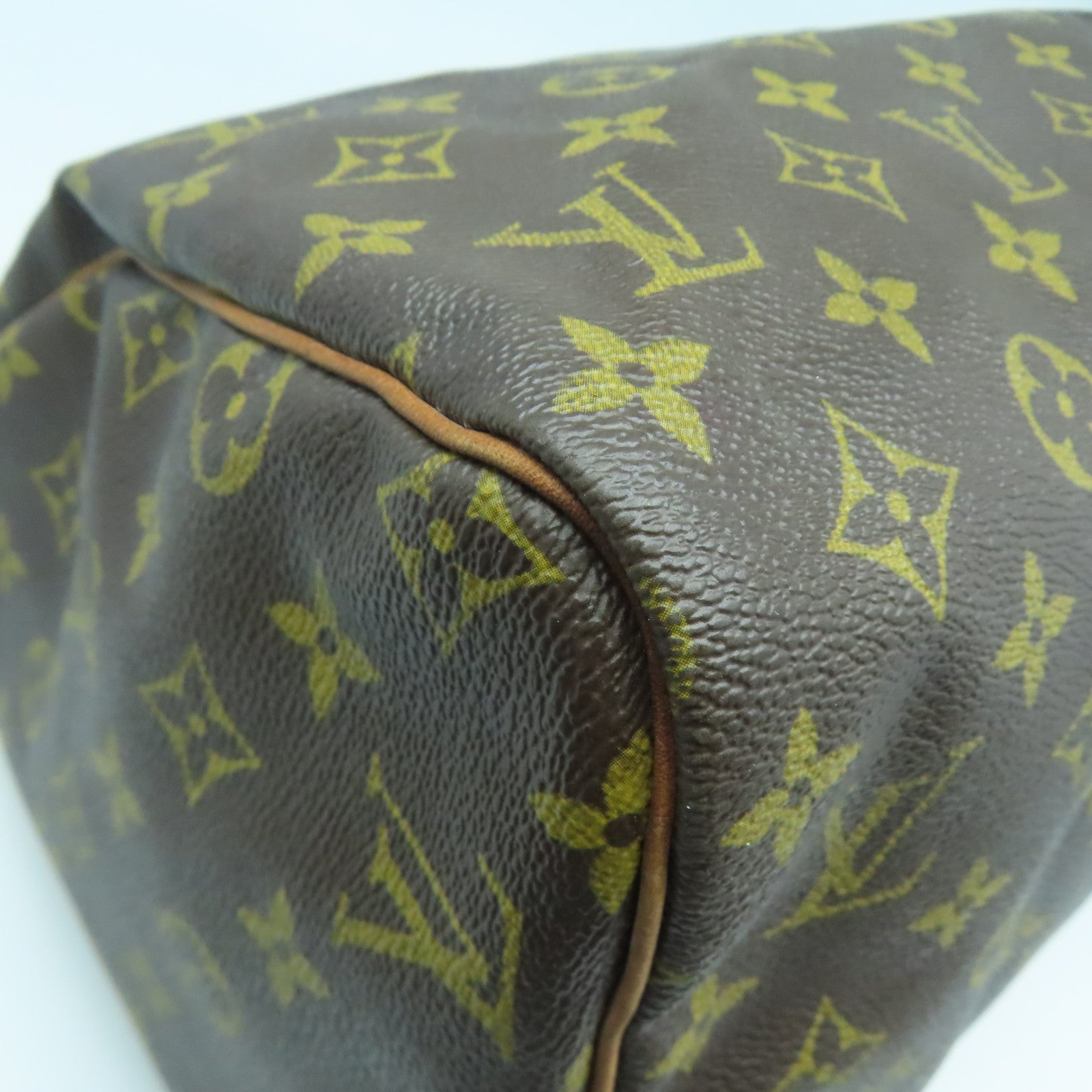 LOUIS VUITTON 【激減優惠】Monogram Speedy 30金扣手挽袋啡色