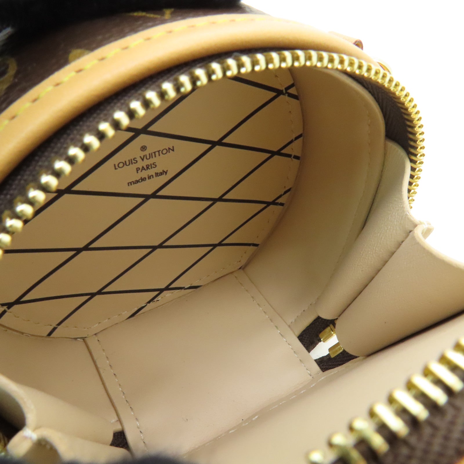 LOUIS VUITTON 【激減優惠】Monogram Boite Chapeau Necklace金扣鏈帶肩背袋棕色