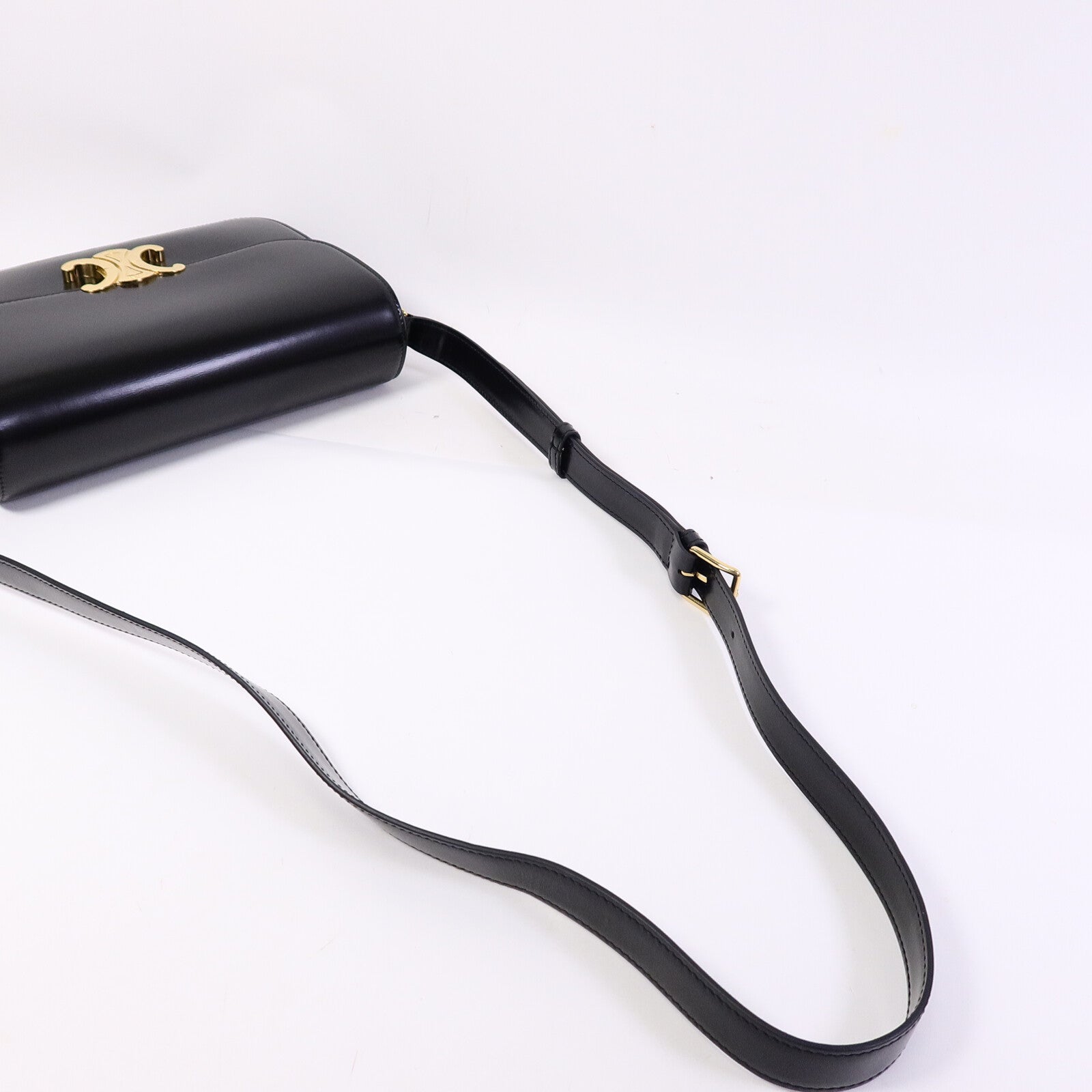 CELINE 牛皮皮革Classique Triomphe肩背袋
