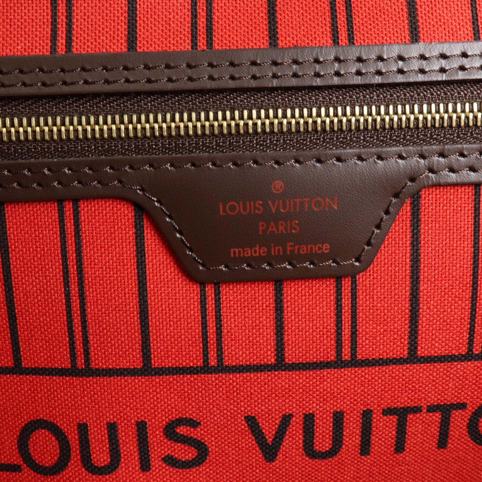 LOUIS VUITTON Damier Neverfull MM手挽袋/肩背袋