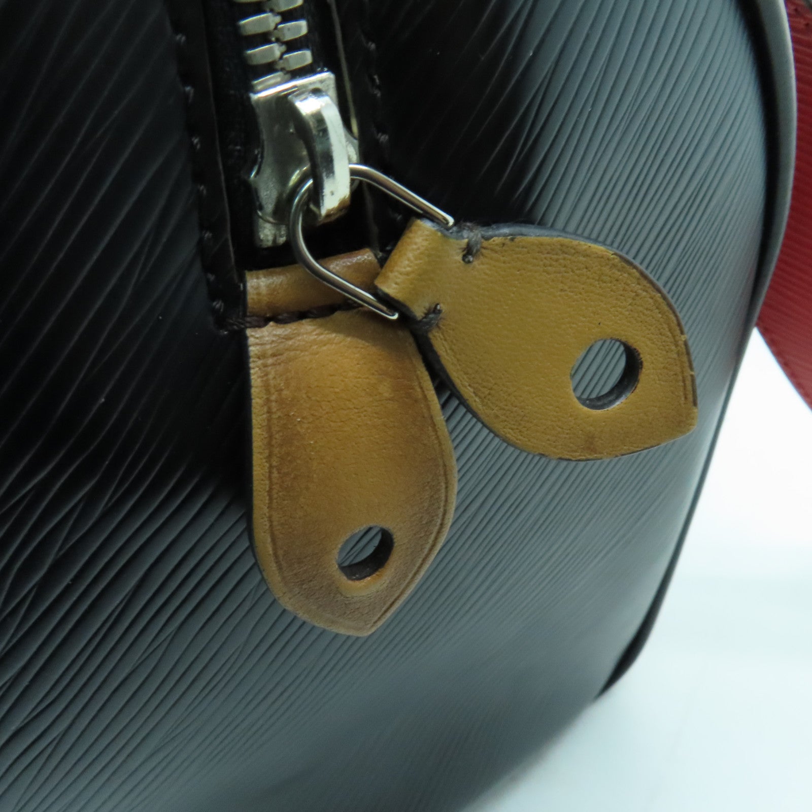 LOUIS VUITTON 【激減優惠】Epi Speedy 30 Word Tour Collection銀扣手挽肩背兩用袋黑色