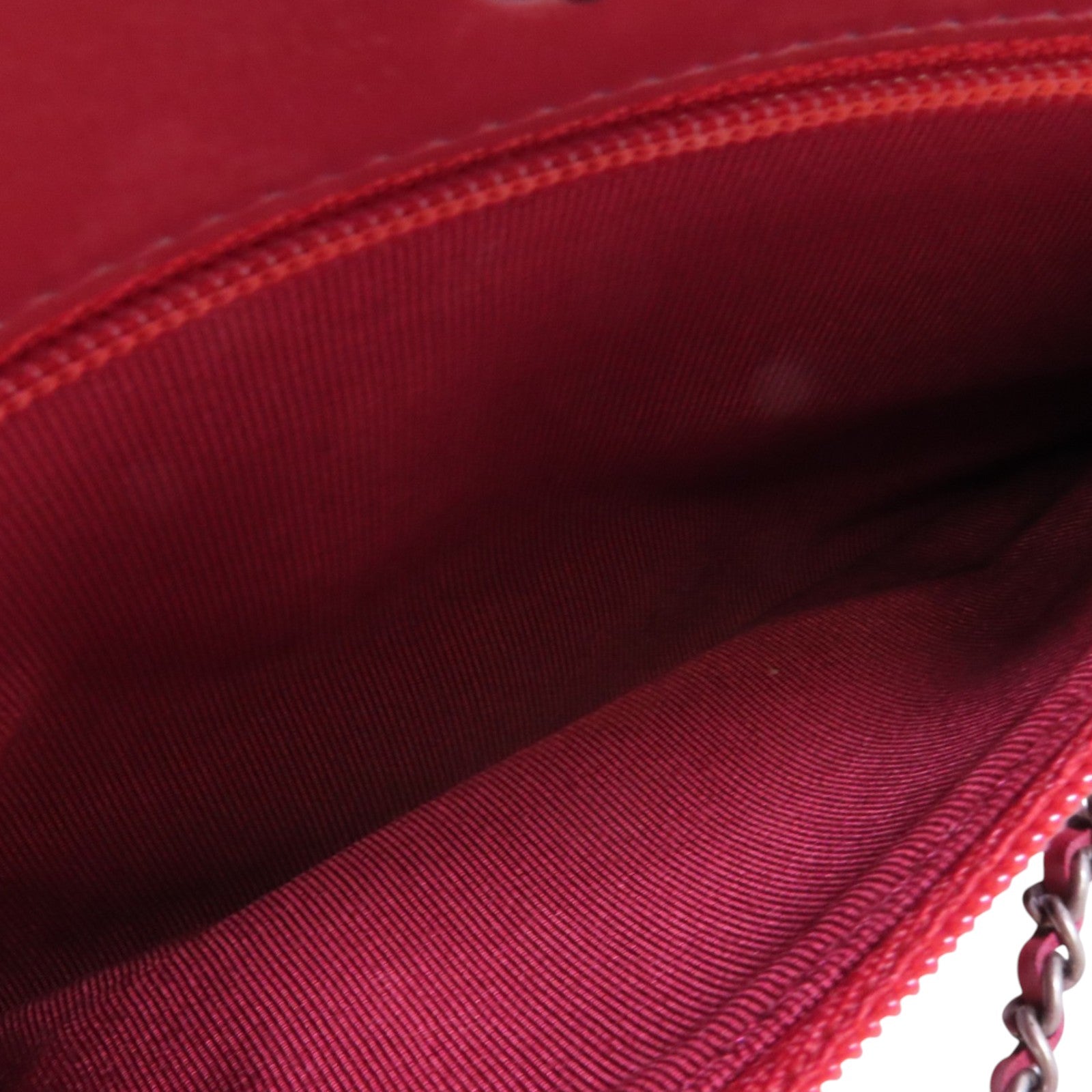 CHANEL 牛皮皮革WOC Wallet On Chain鏈帶肩背袋