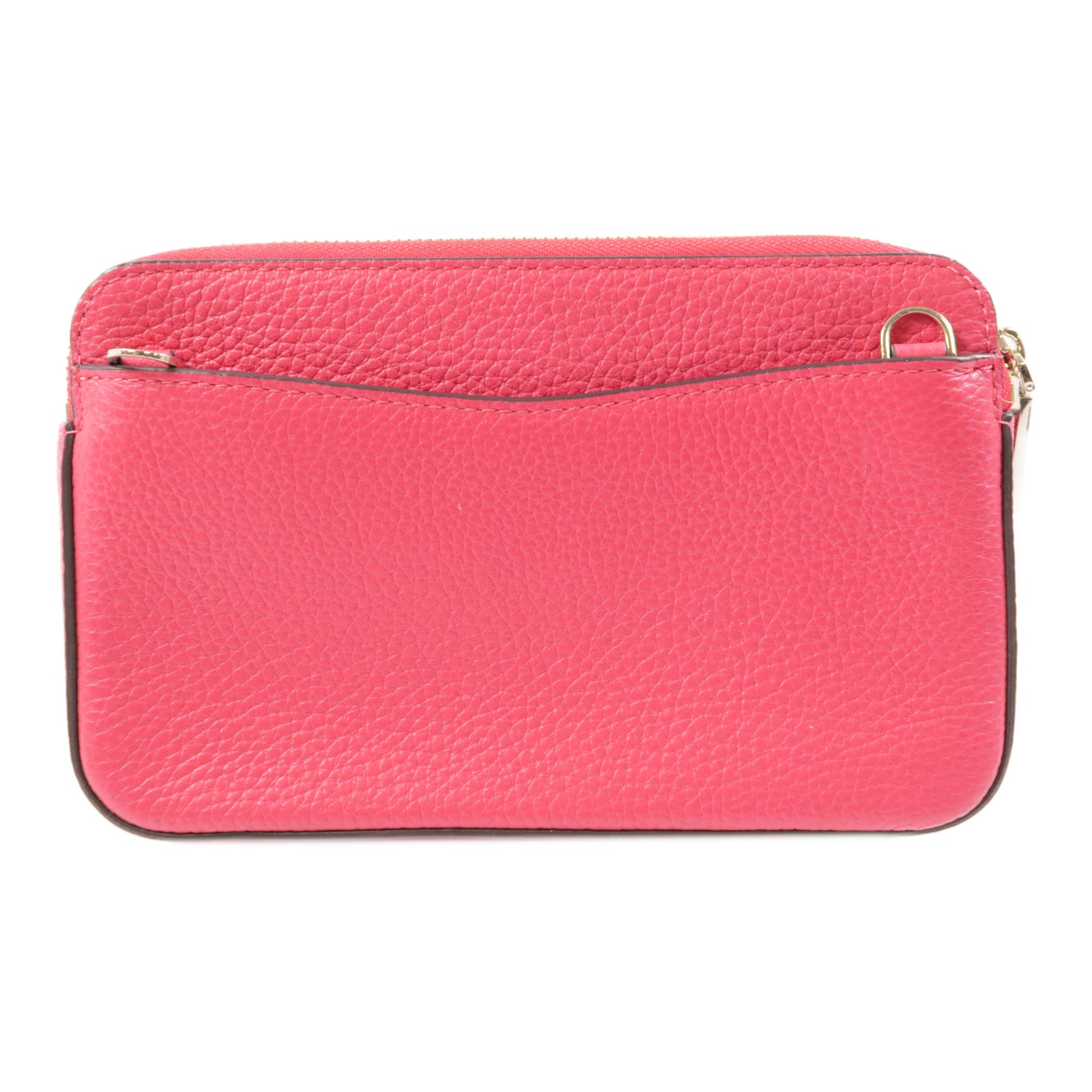 Kate Spade 牛皮皮革Shoulder Bag金扣肩背袋粉紅色