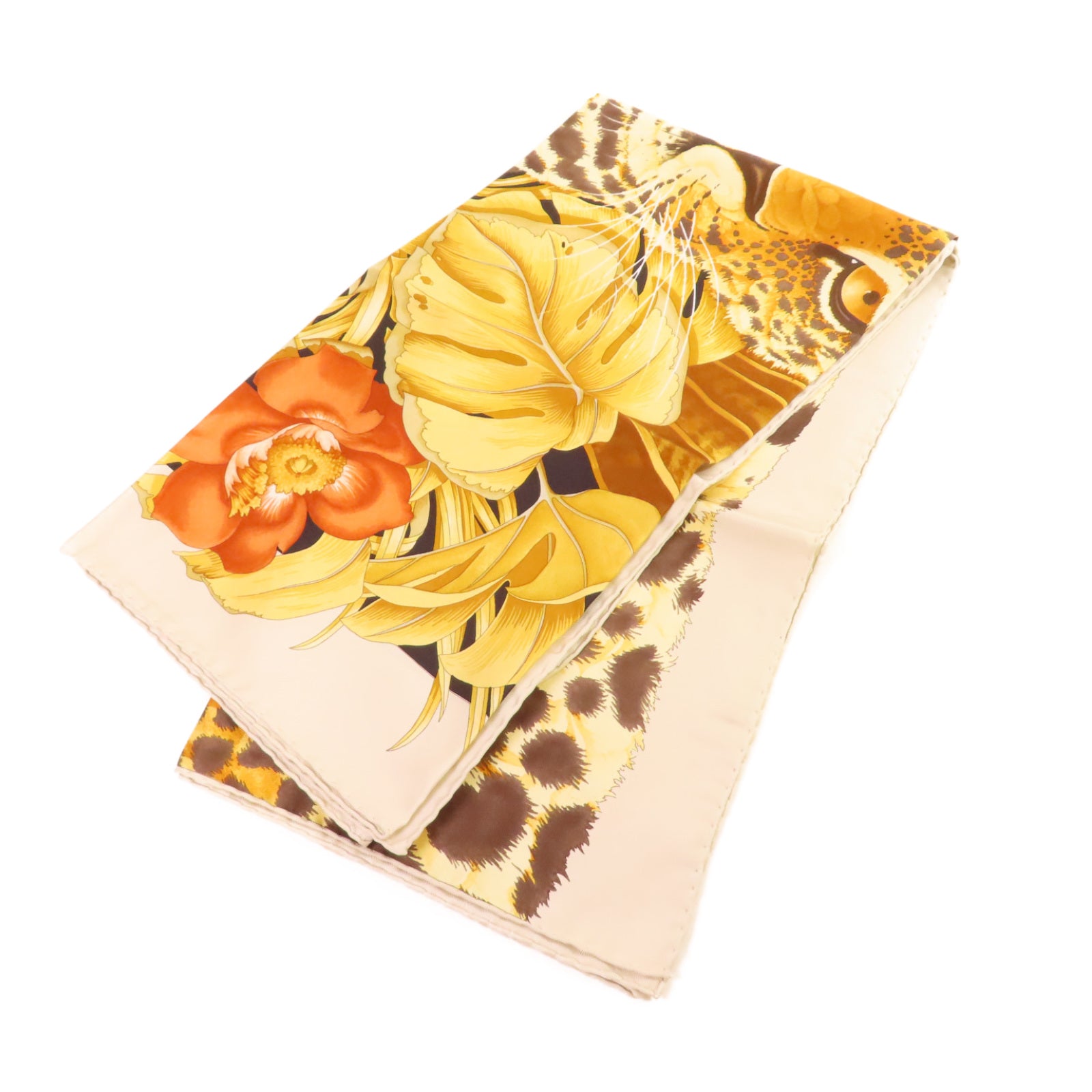 Salvatore Ferragamo 絲質Scarf絲巾啡色/金色/黑色/彩色