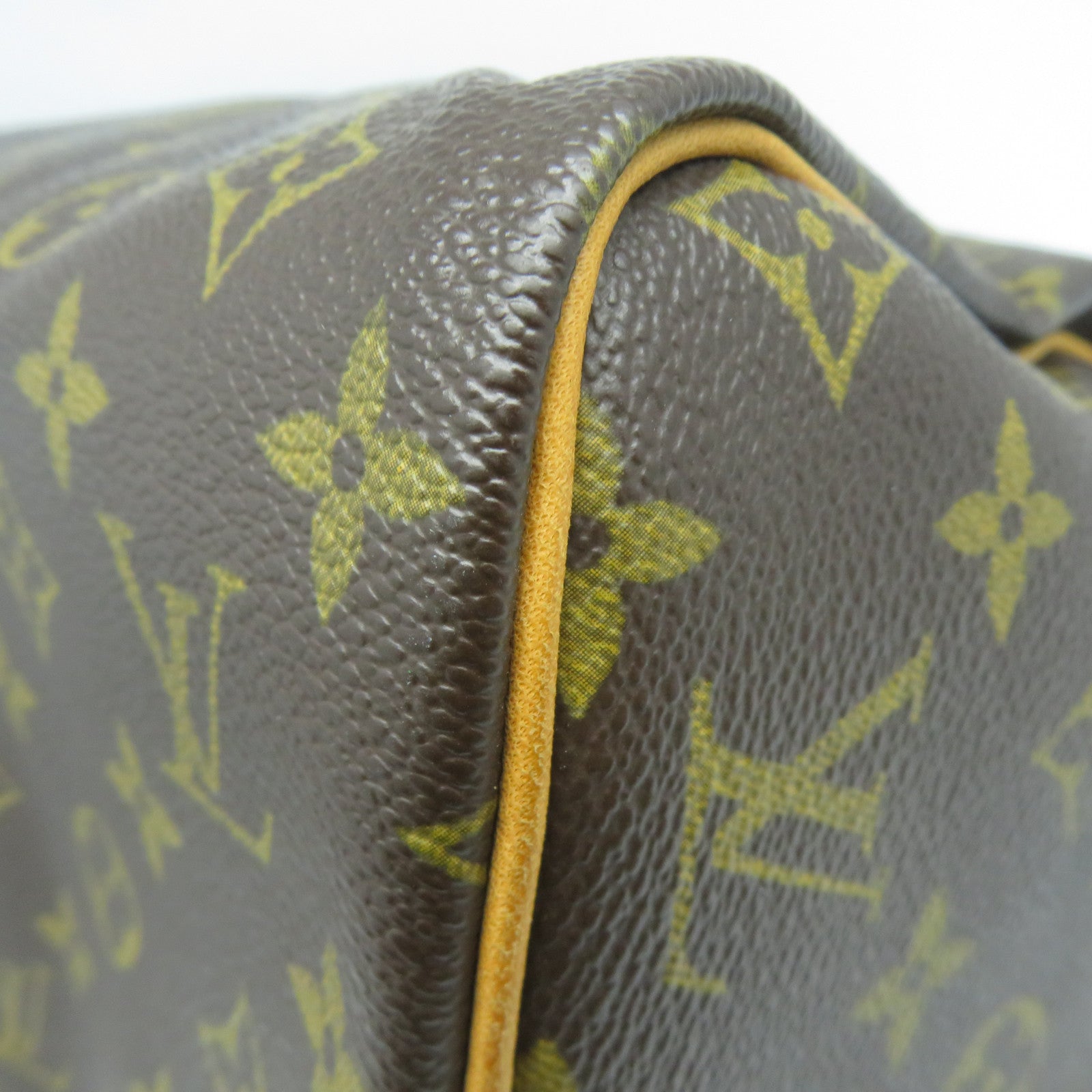LOUIS VUITTON 【清倉大減價】Monogram Speedy 30金扣手挽袋啡色