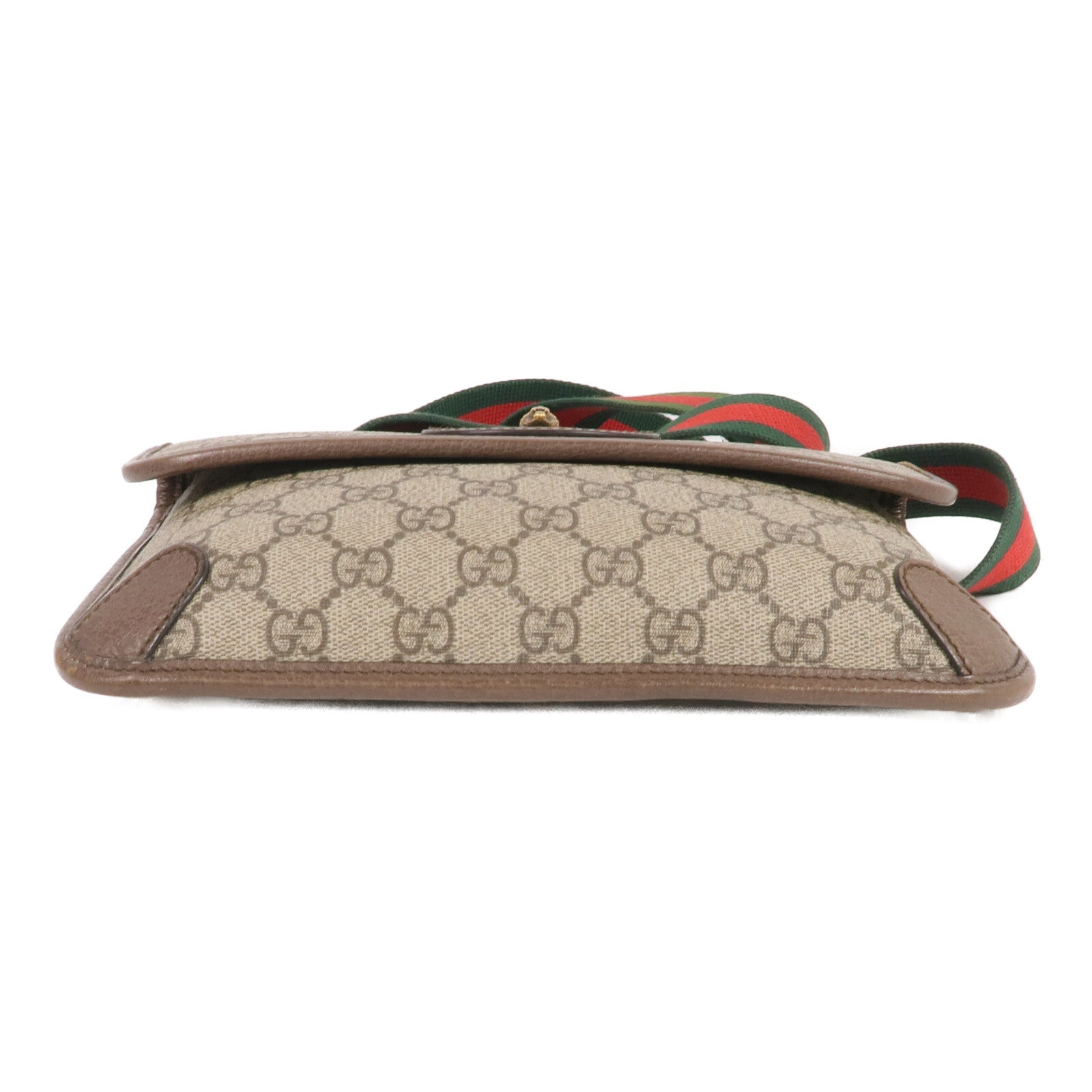 GUCCI 塗層帆布GG Supreme Waist Bag金扣腰包