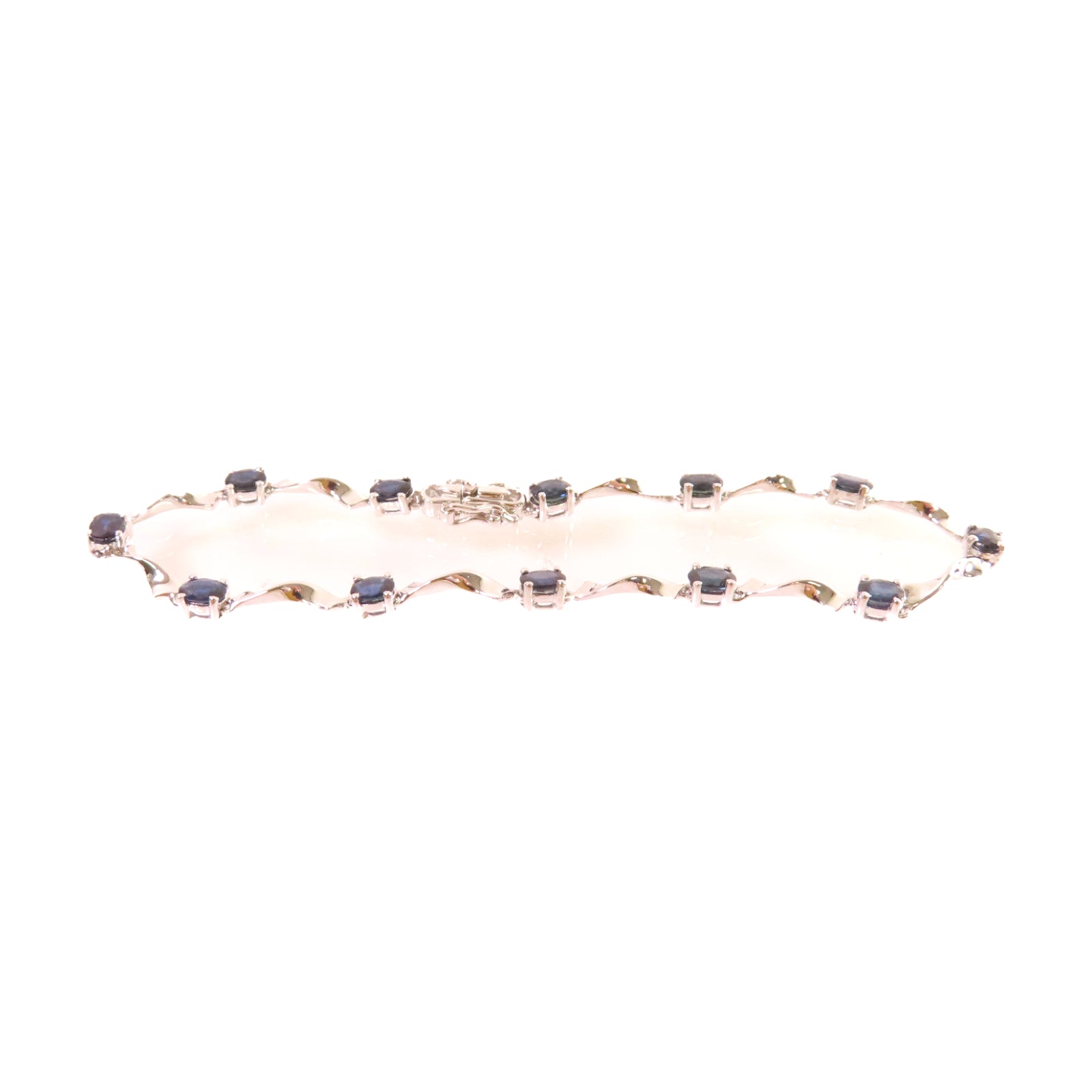 JEWELRY 【激減優惠】18K白金/藍寶石Sapphire Bracelet手鏈