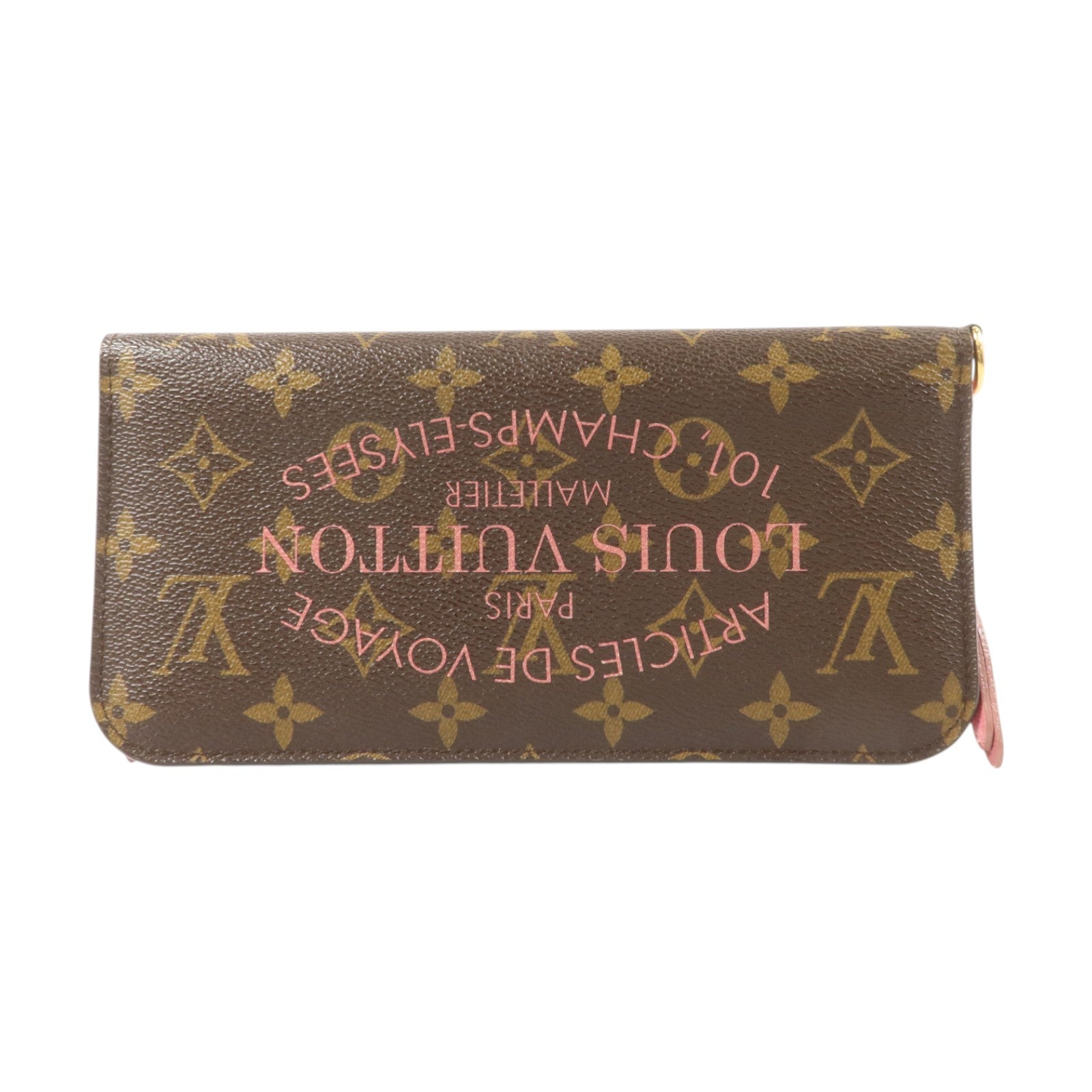 LOUIS VUITTON Monogram Ikat Insolite Long Wallet金扣長錢包