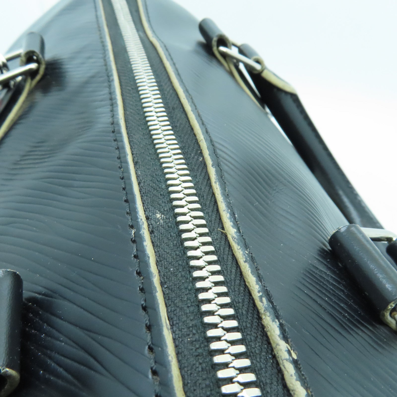 LOUIS VUITTON 【激減優惠】Epi Speedy 30 Word Tour Collection銀扣手挽肩背兩用袋黑色