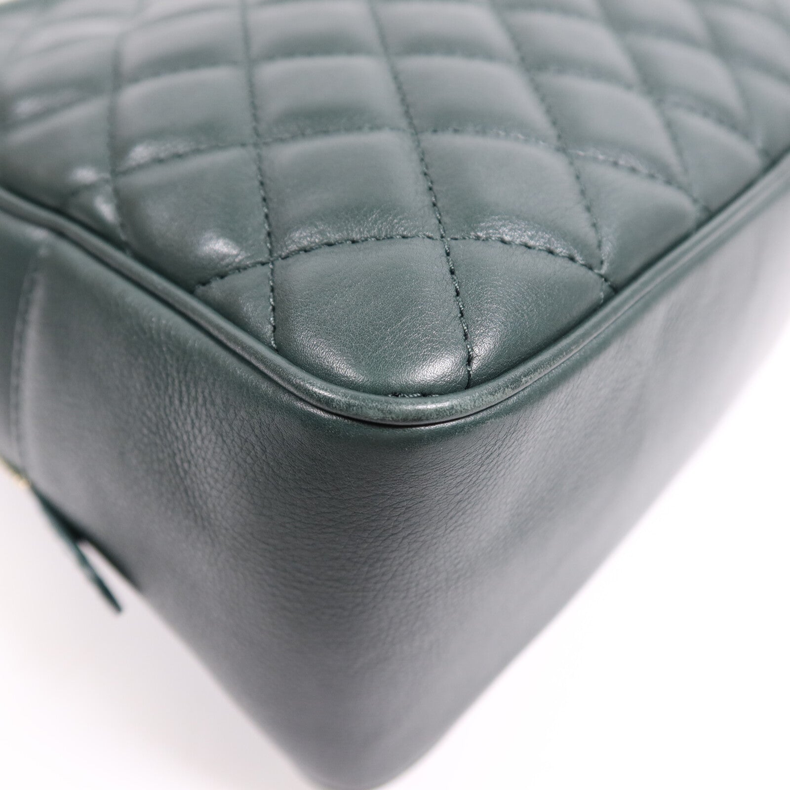 CHANEL 羊皮皮革2 Way Shoulder Bag金扣鏈帶肩背袋