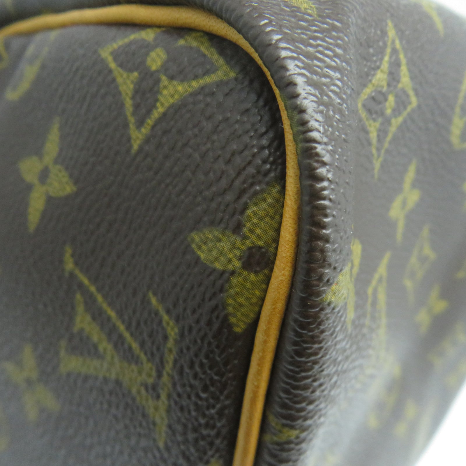 LOUIS VUITTON 【清倉大減價】Monogram Speedy 30金扣手挽袋啡色