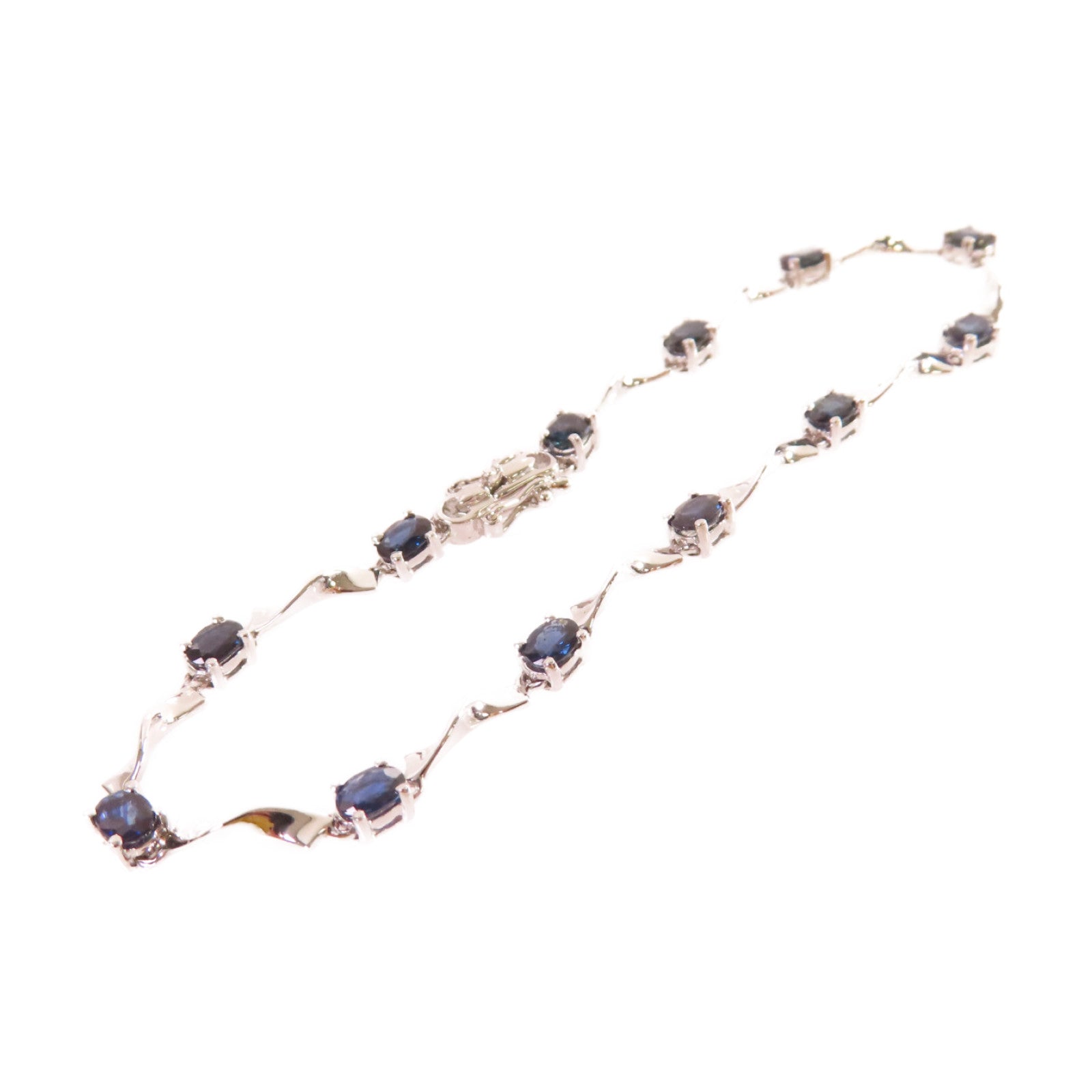 JEWELRY 【激減優惠】18K白金/藍寶石Sapphire Bracelet手鏈