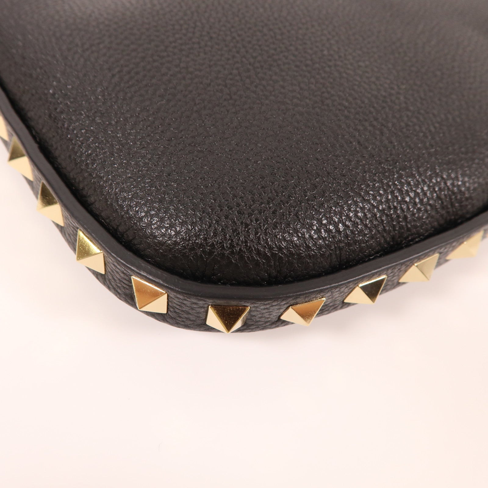 Valentino 牛皮皮革Shoulder Bag金扣肩背袋