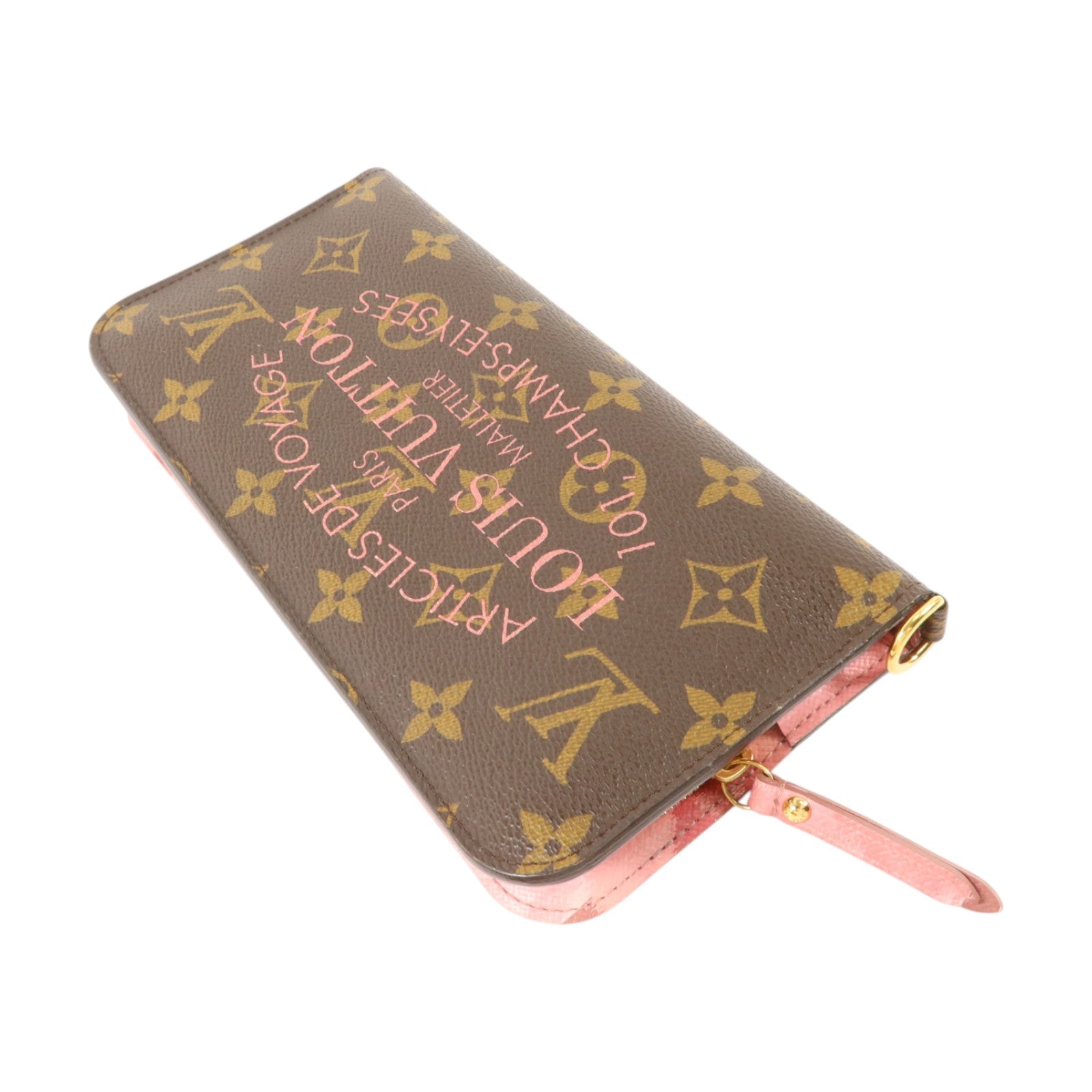 LOUIS VUITTON Monogram Ikat Insolite Long Wallet金扣長錢包