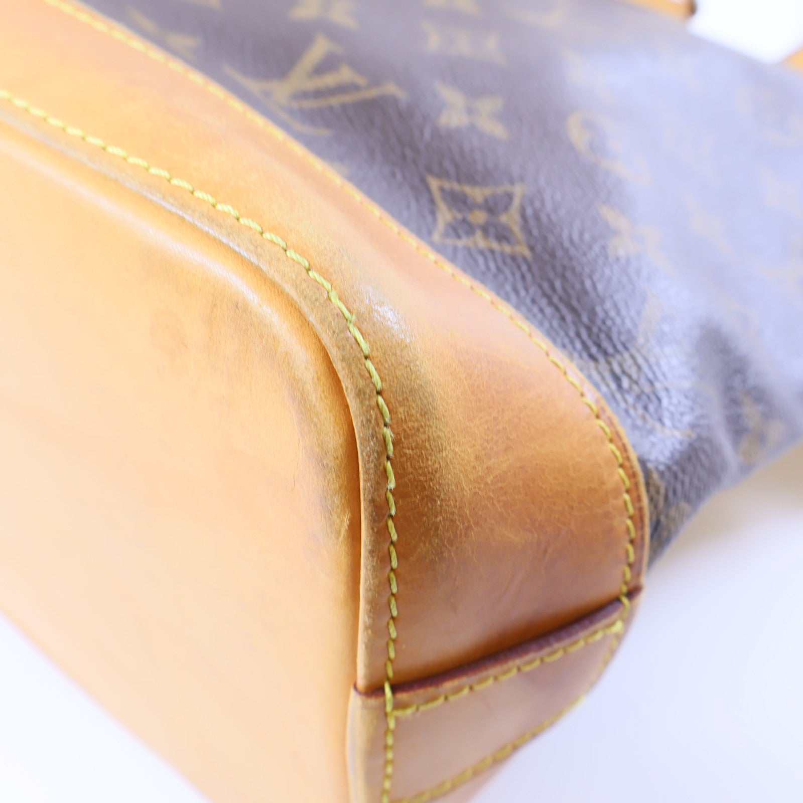 LOUIS VUITTON 【激減優惠】Monogram Lockit Horizontal金扣手挽袋棕色