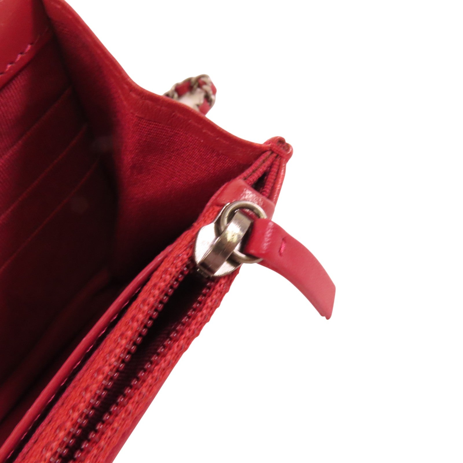 CHANEL 牛皮皮革WOC Wallet On Chain鏈帶肩背袋