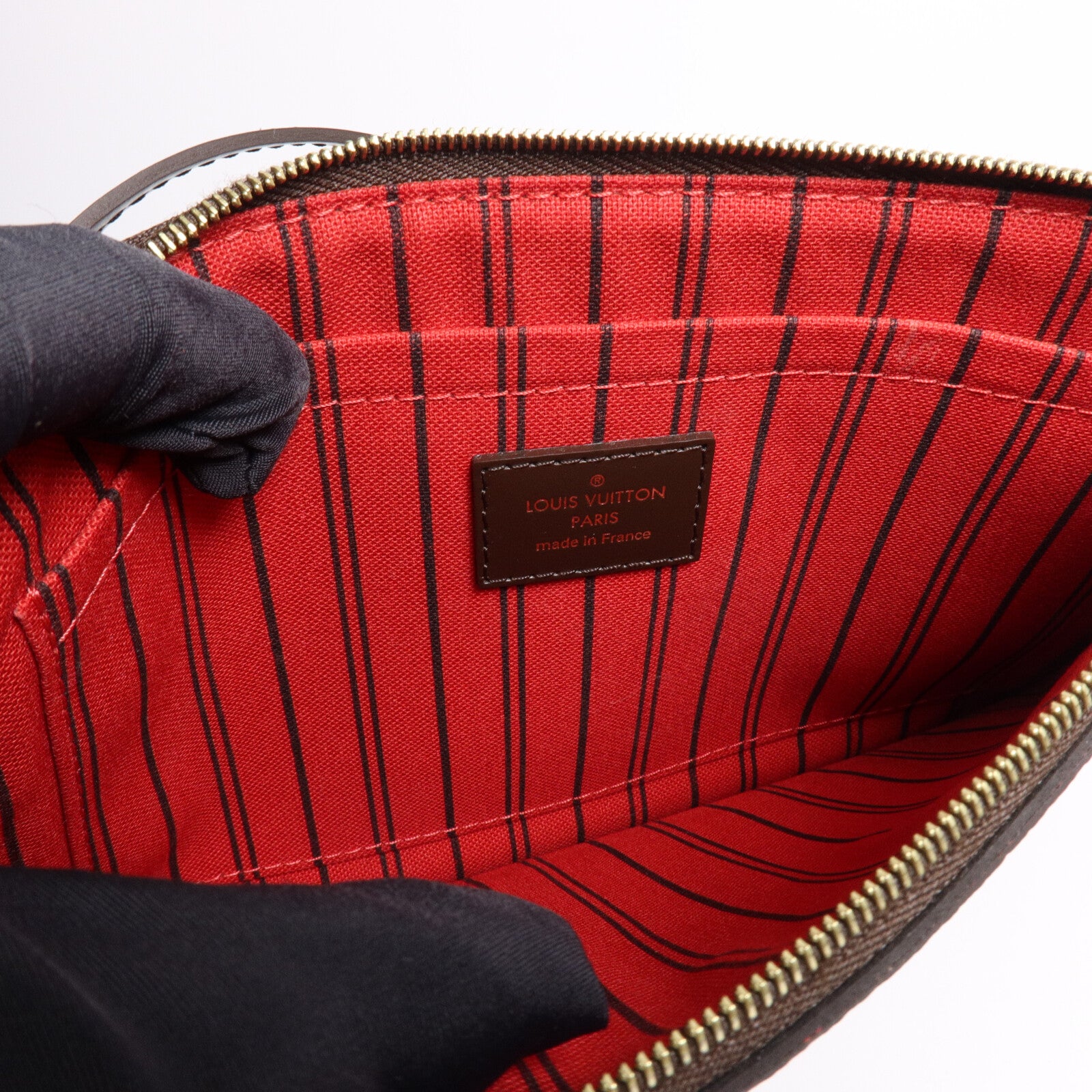 LOUIS VUITTON Damier Neverfull MM手挽袋/肩背袋