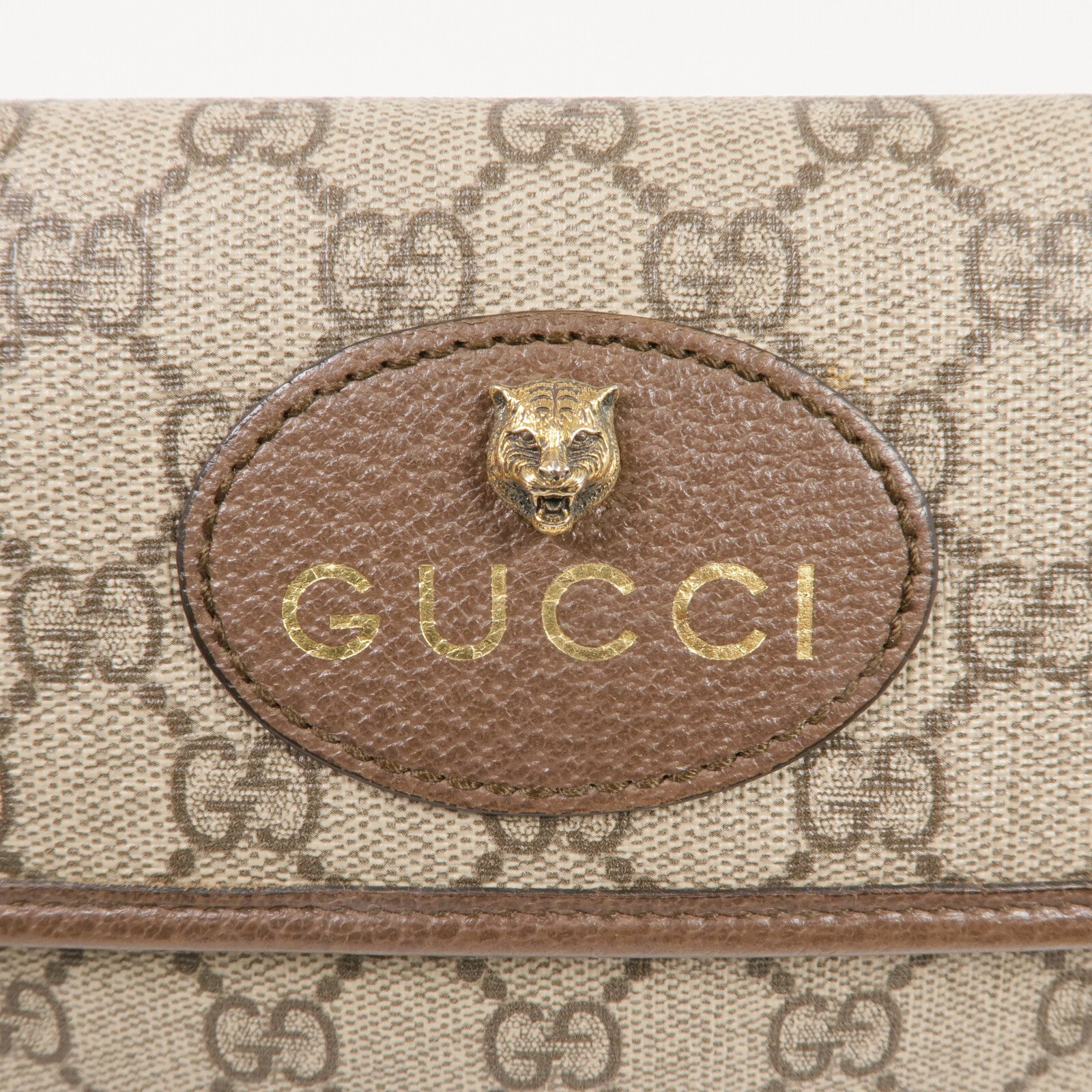 GUCCI 塗層帆布GG Supreme Waist Bag金扣腰包