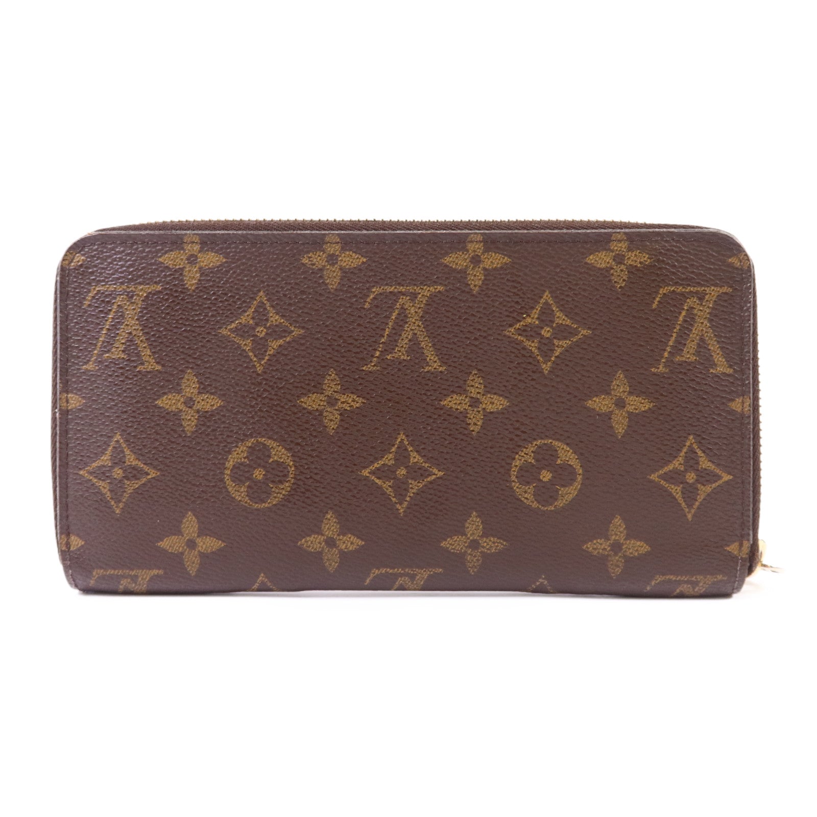 LOUIS VUITTON Monogram Zipper Long Wallet金扣長錢包