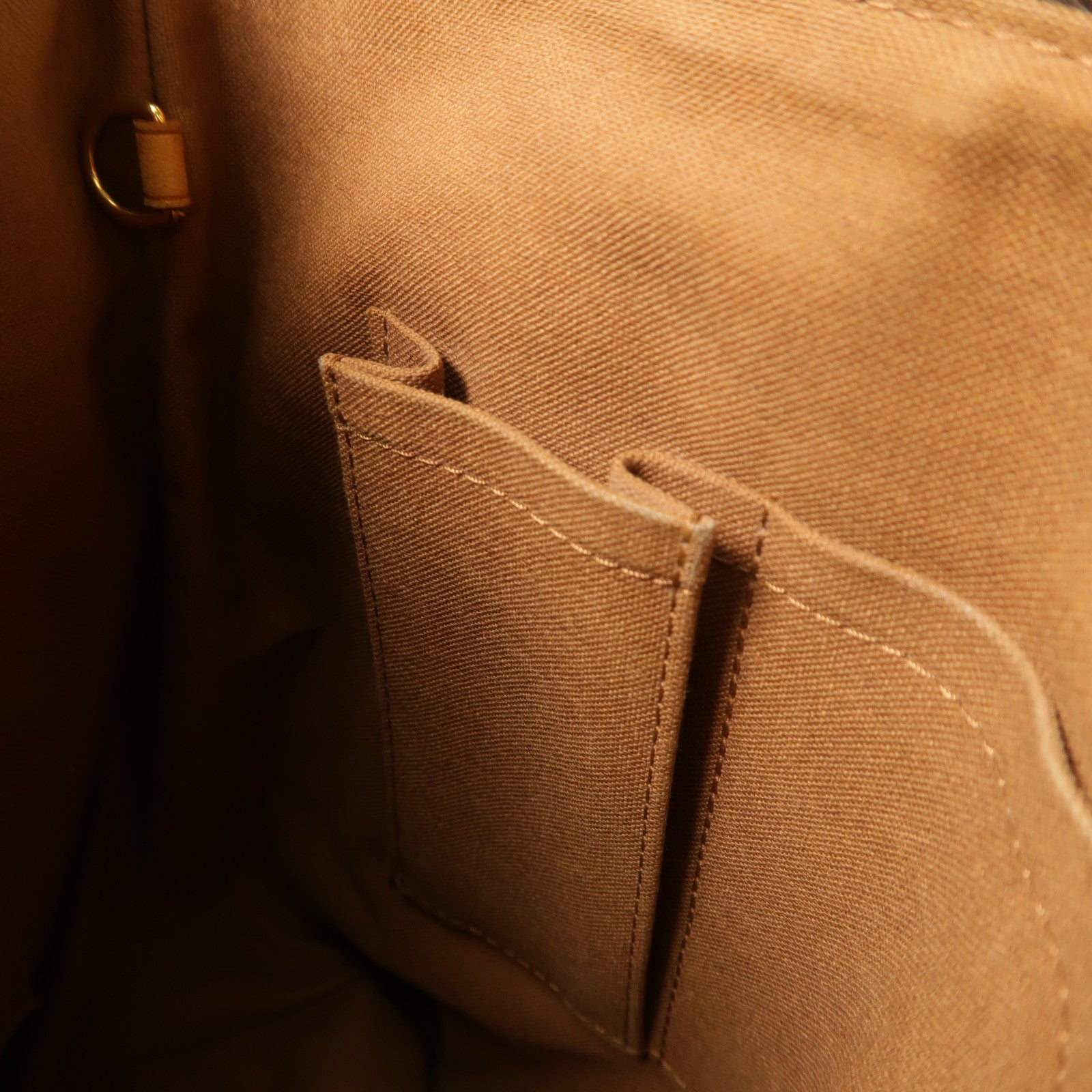 LOUIS VUITTON Monogram Palermo PM金扣手挽肩背兩用袋棕色