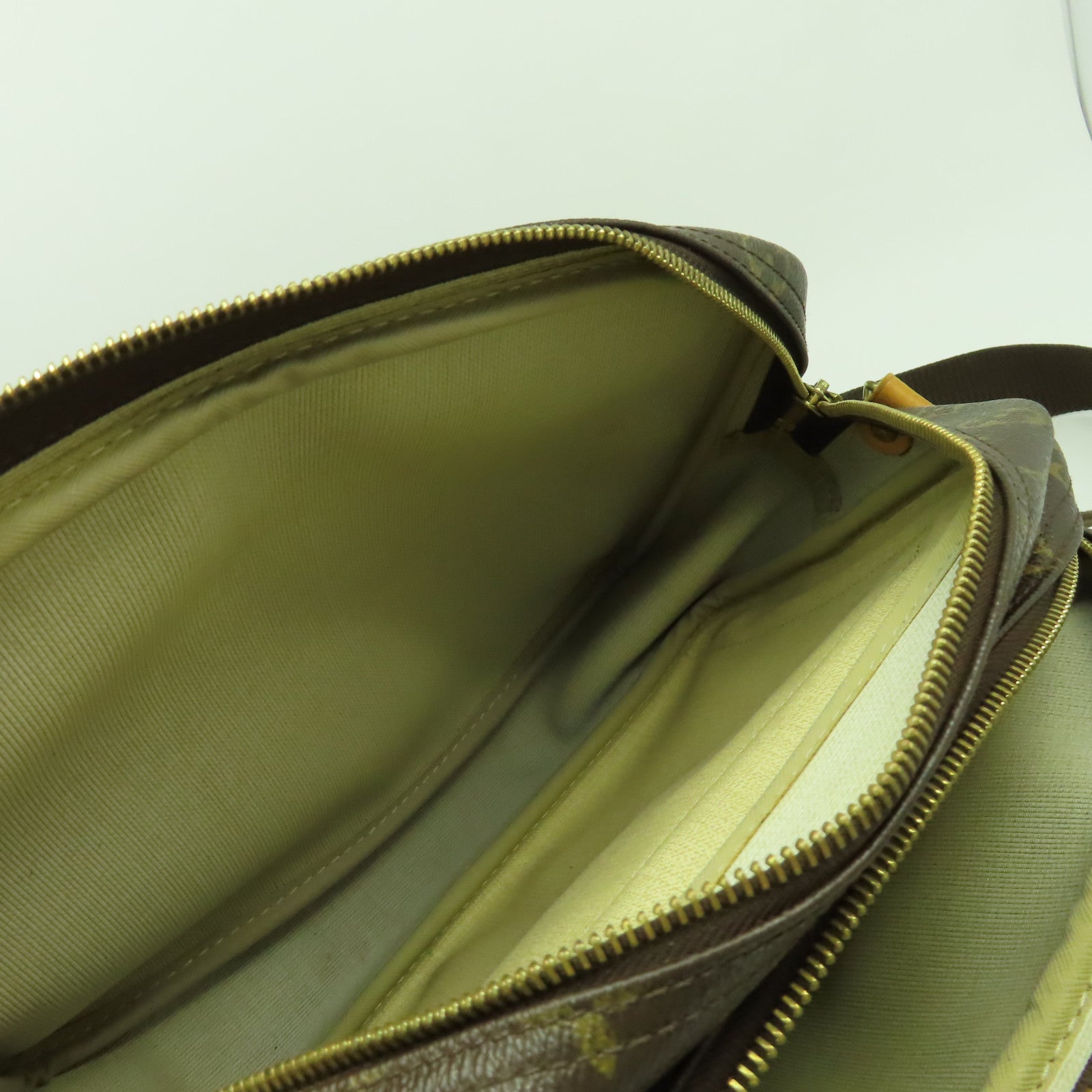 LOUIS VUITTON 【激減優惠】Monogram Reporter PM金扣肩背袋啡色