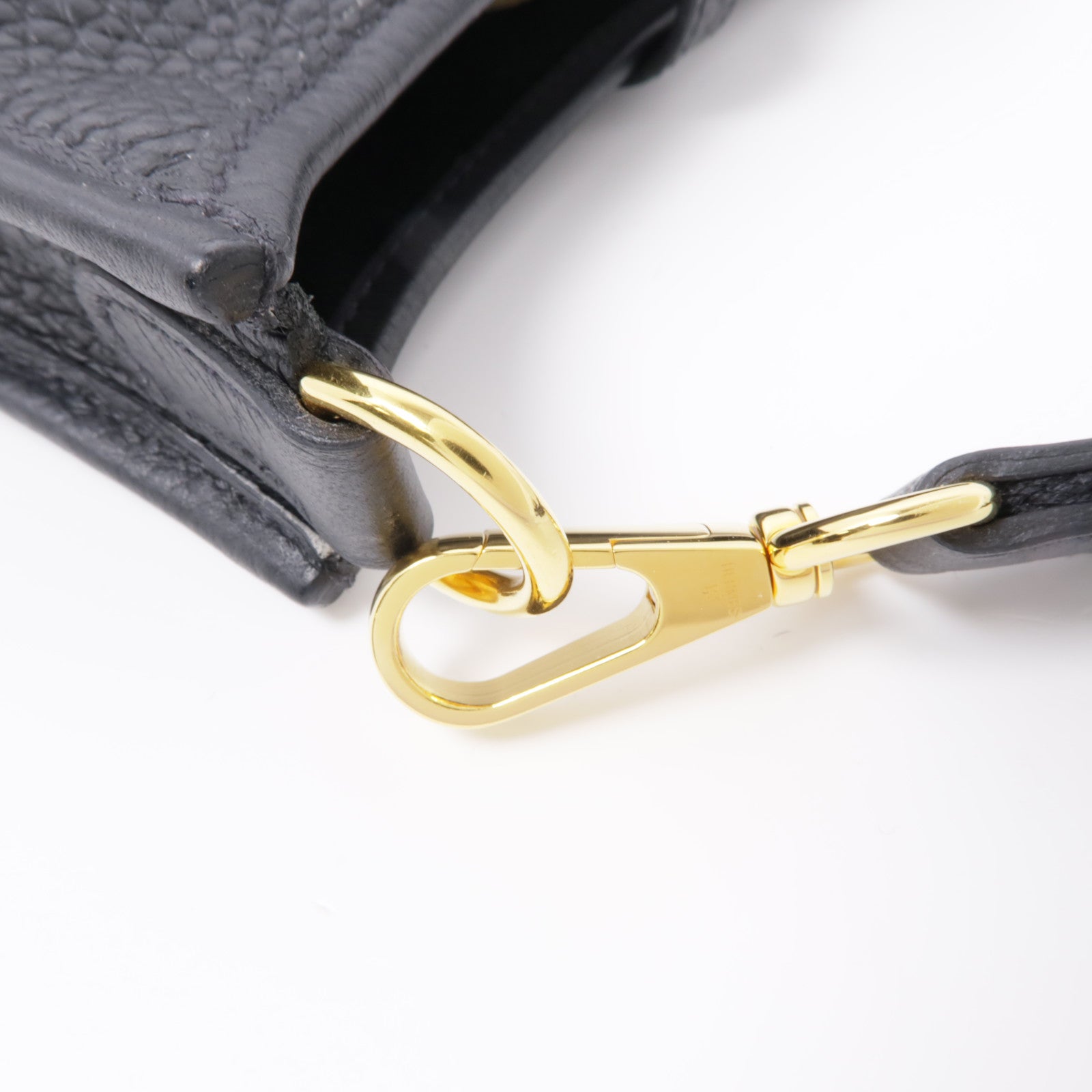 HERMES 【激減優惠】Clemence皮革Evelyne TPM金扣肩背袋Noir