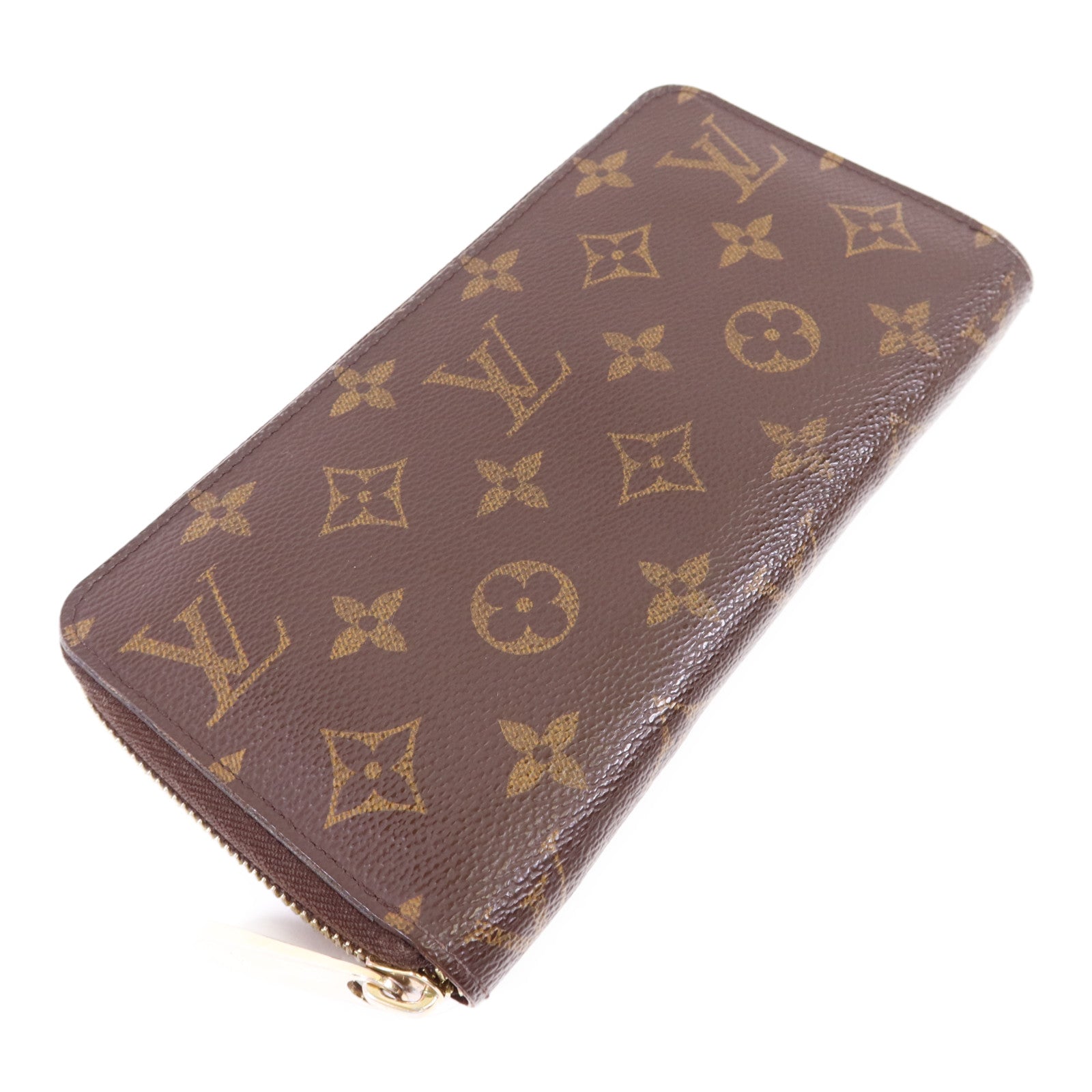 LOUIS VUITTON Monogram Zipper Long Wallet金扣長錢包