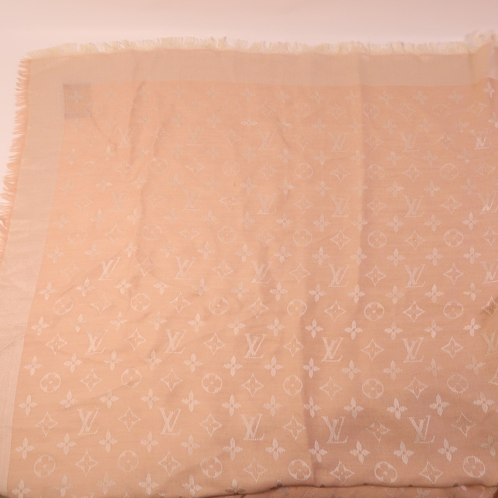 LOUIS VUITTON 羊毛/絲質Scarf圍巾