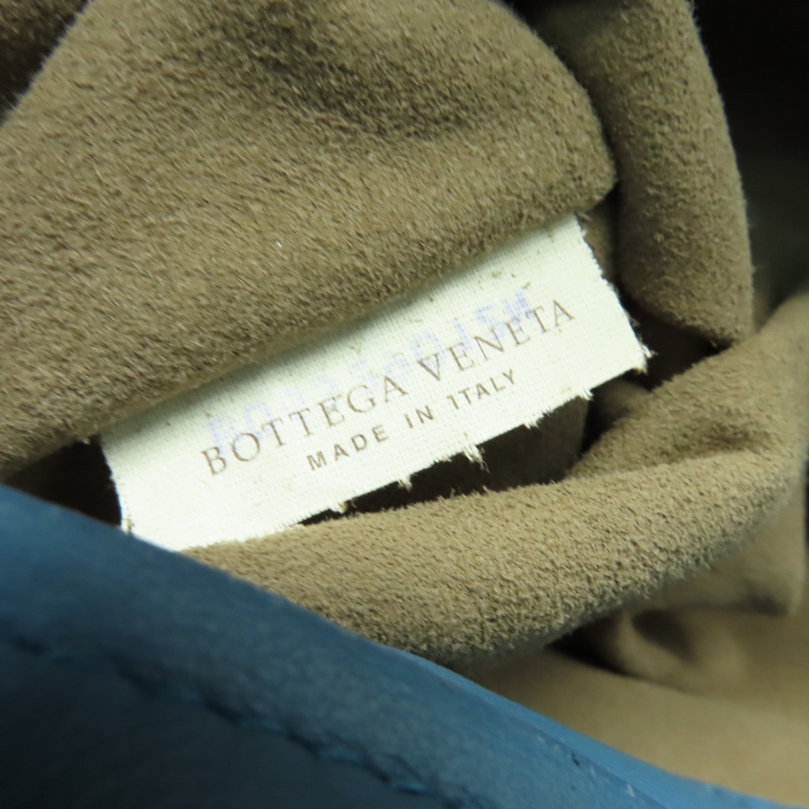 BOTTEGA VENETA 【清倉大減價】羊皮皮革Shoulder Bag鏈帶肩背袋藍色