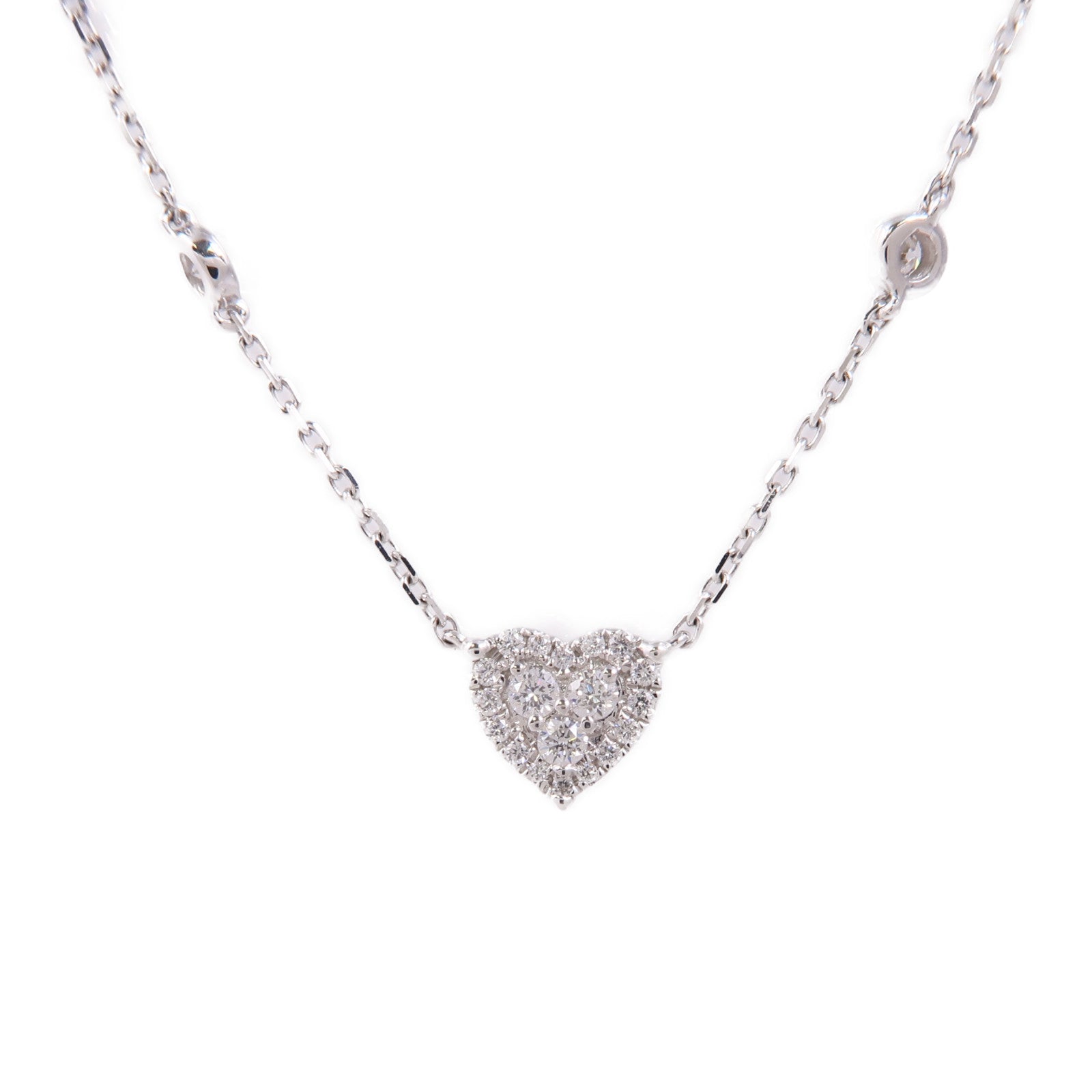 JEWELRY Diamond Necklace 18K White Gold