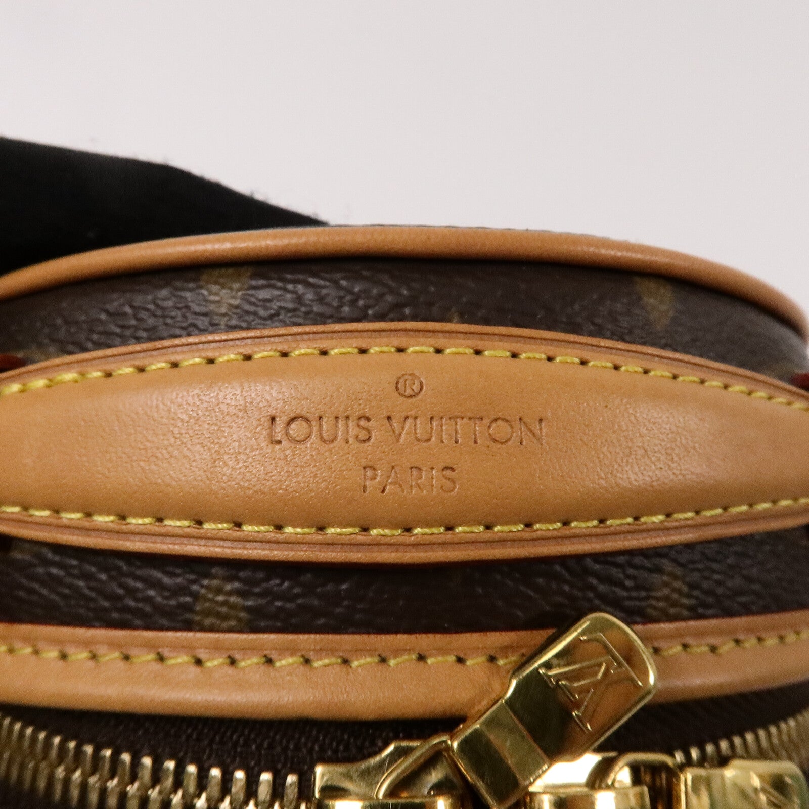 LOUIS VUITTON Monogram Mini Boite Chapeau金扣手挽肩背兩用袋