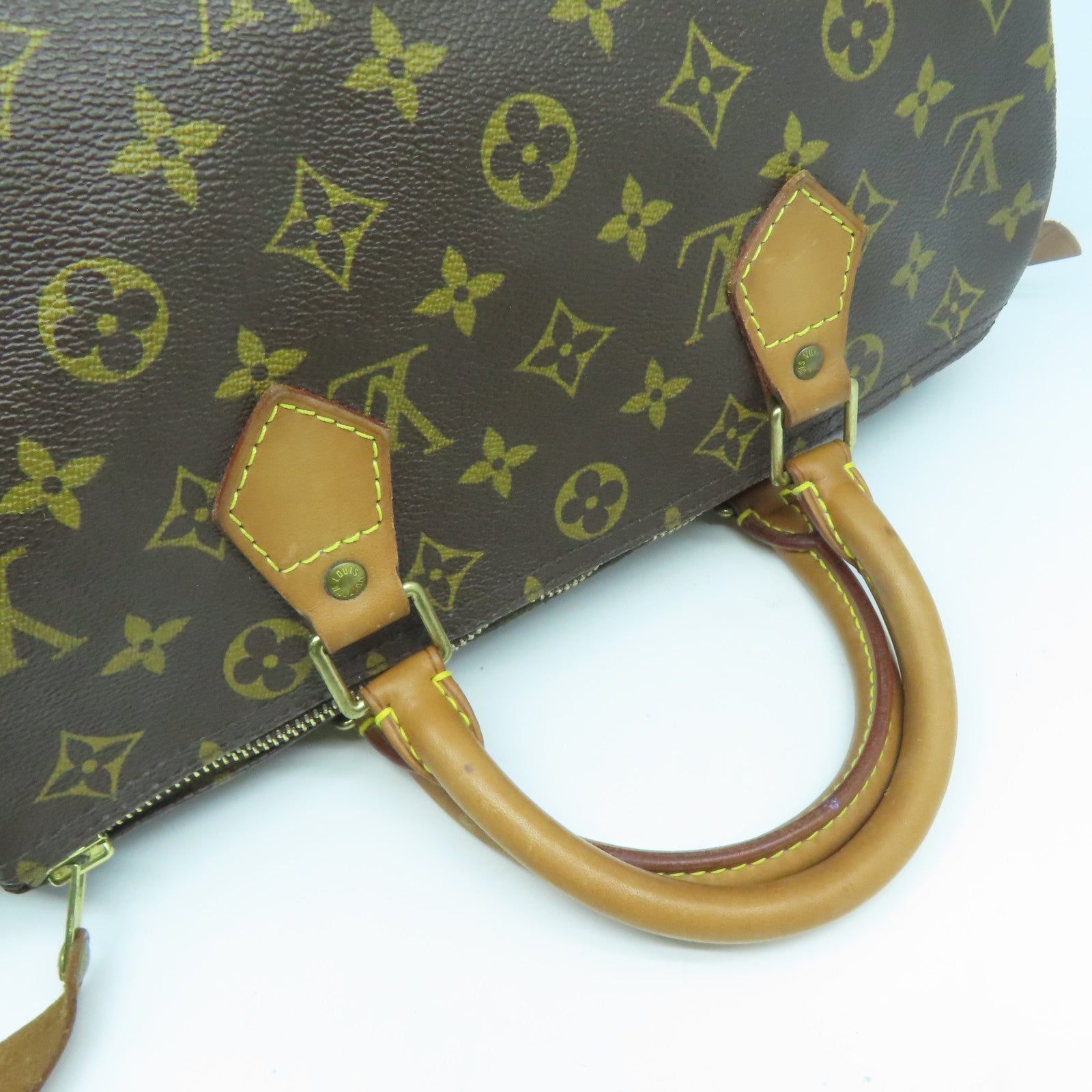 LOUIS VUITTON 【激減優惠】Monogram Speedy 30金扣手挽袋啡色