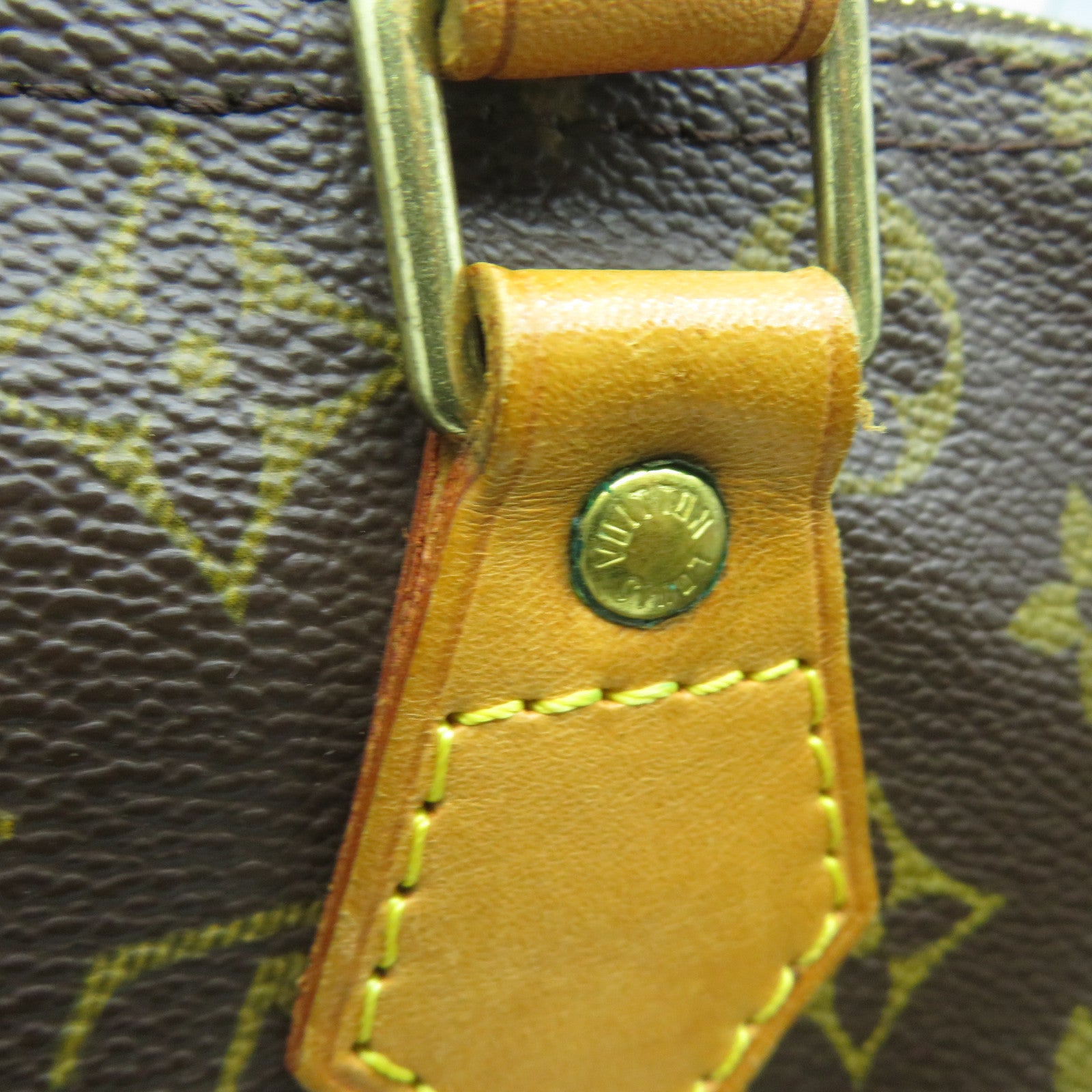 LOUIS VUITTON 【清倉大減價】Monogram Speedy 30金扣手挽袋啡色