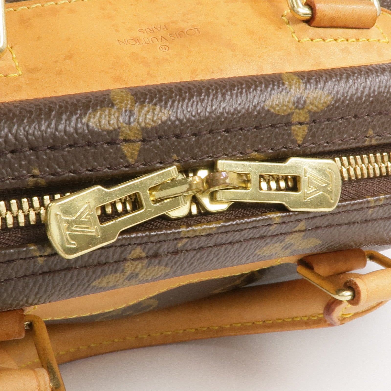 LOUIS VUITTON Monogram Trouville金扣手挽袋