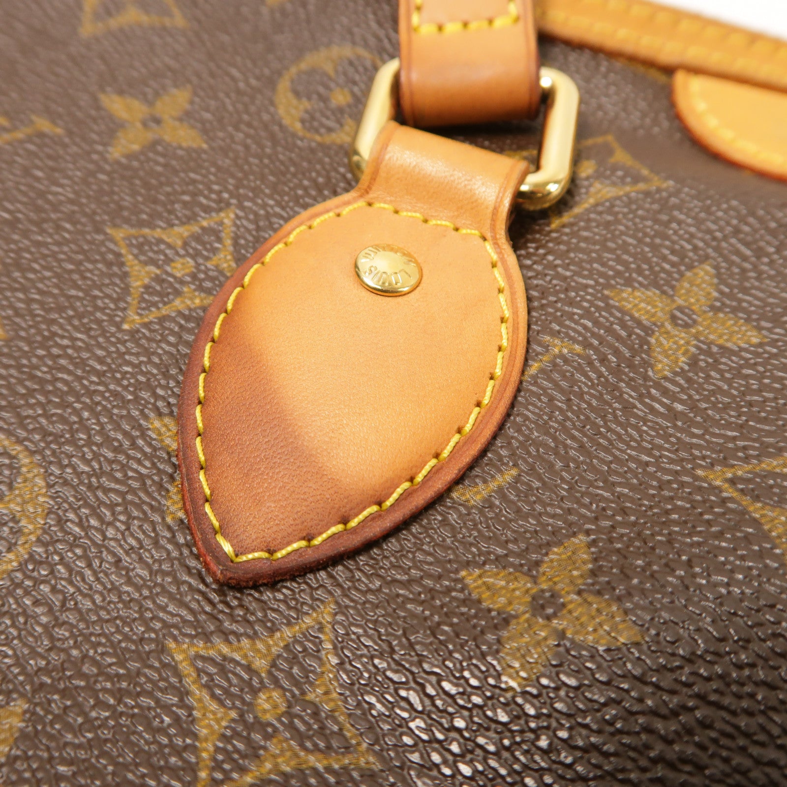 LOUIS VUITTON Monogram Palermo PM金扣手挽肩背兩用袋棕色
