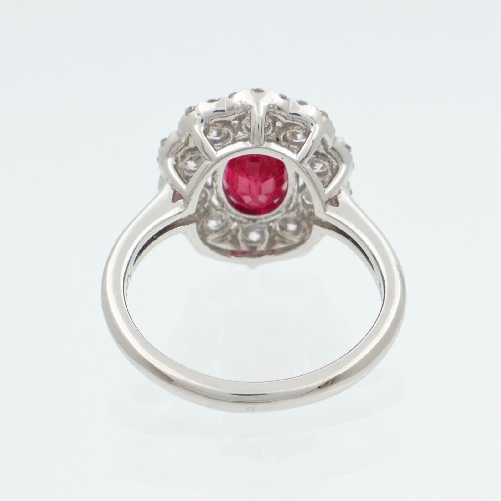 JEWELRY PT950鉑金/紅寶石Ruby鑽石戒指
