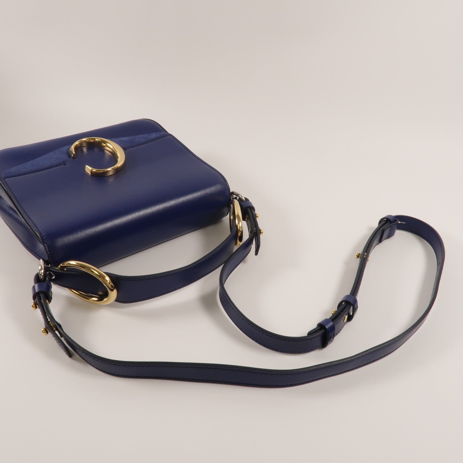 Chloe 牛皮皮革Chloe C手挽肩背兩用袋