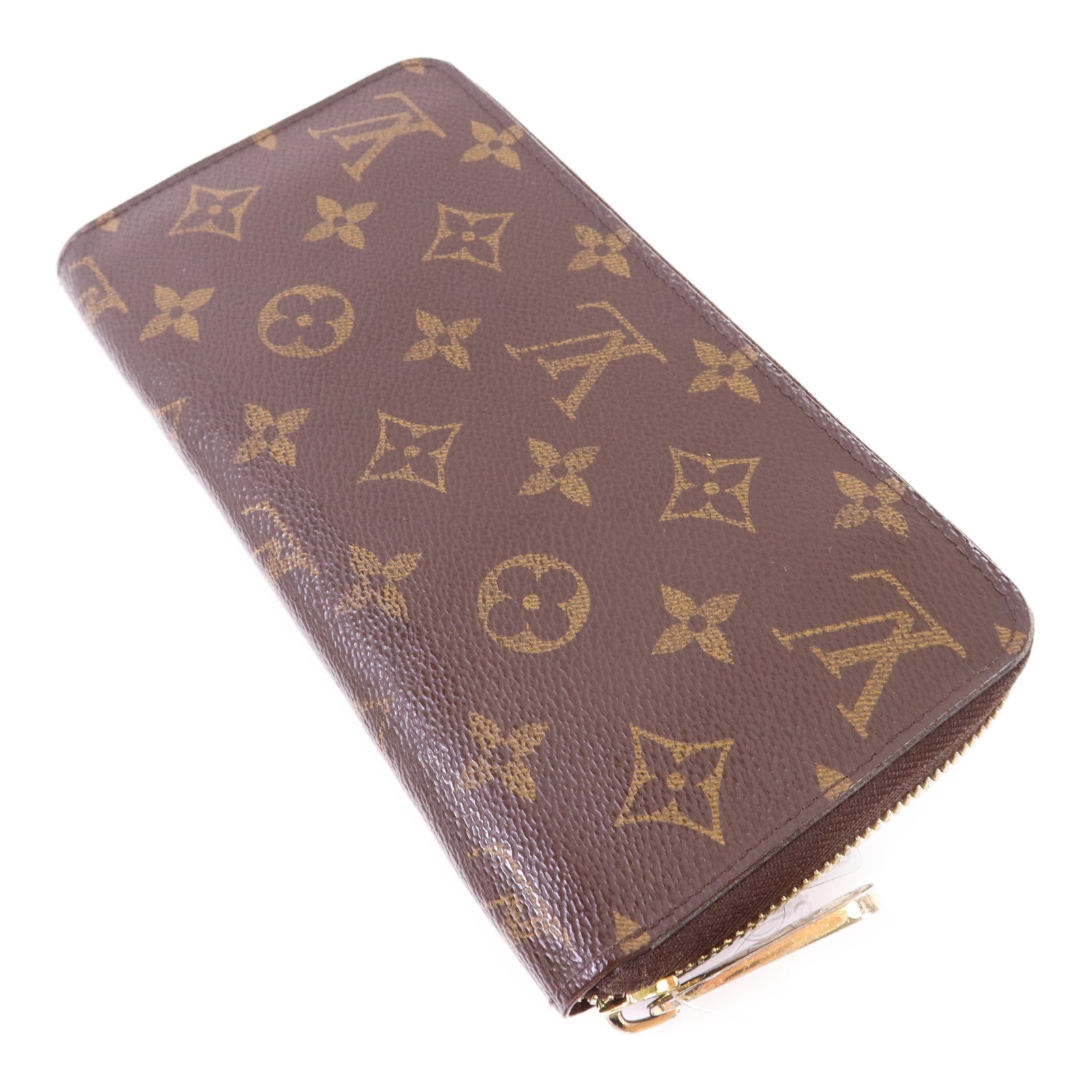 LOUIS VUITTON Monogram Zipper Long Wallet金扣長錢包