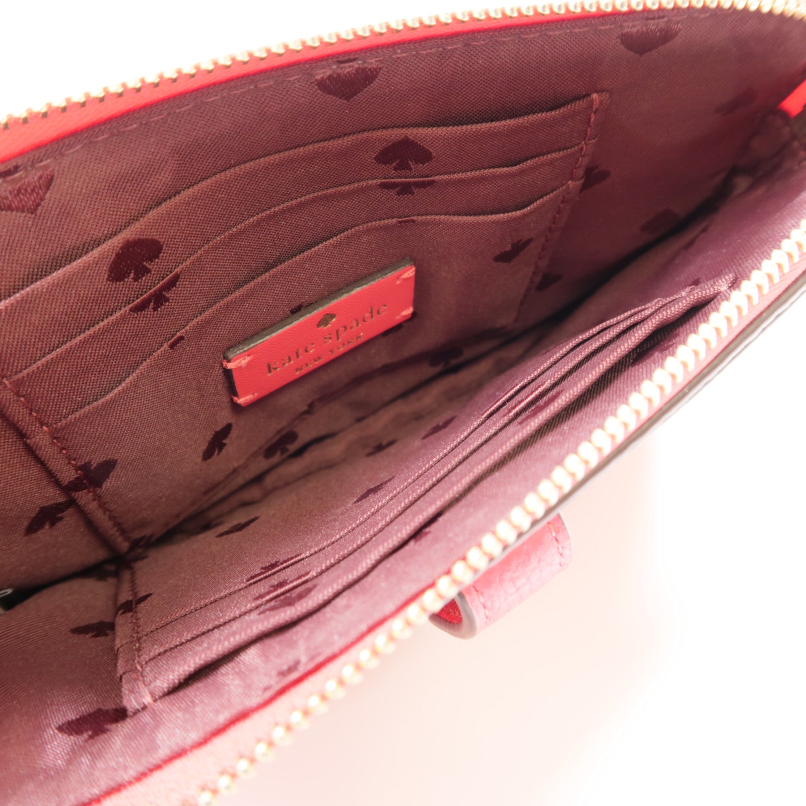 Kate Spade 牛皮皮革Shoulder Bag金扣肩背袋粉紅色