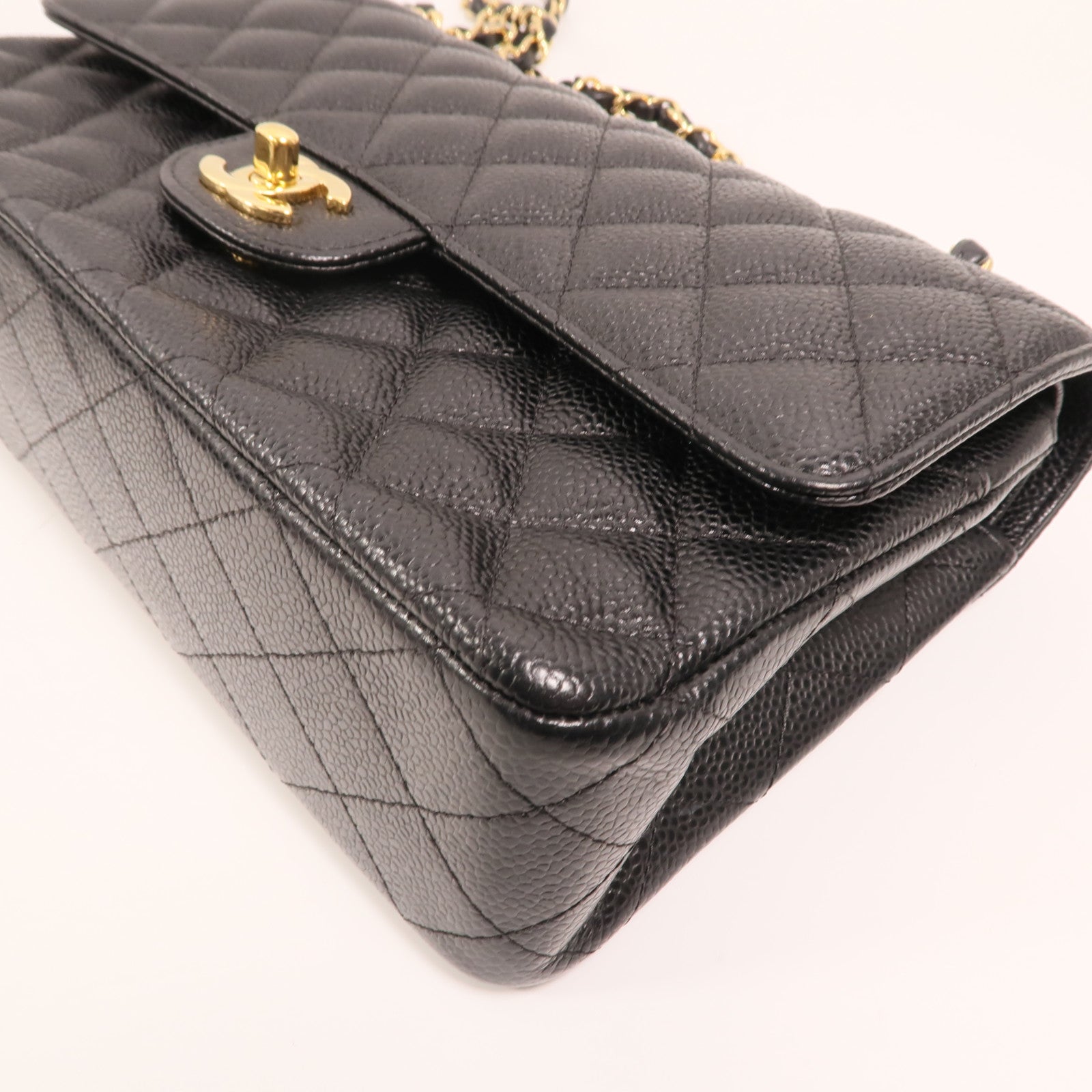 CHANEL 牛皮皮革Classic 25金扣鏈帶肩背袋