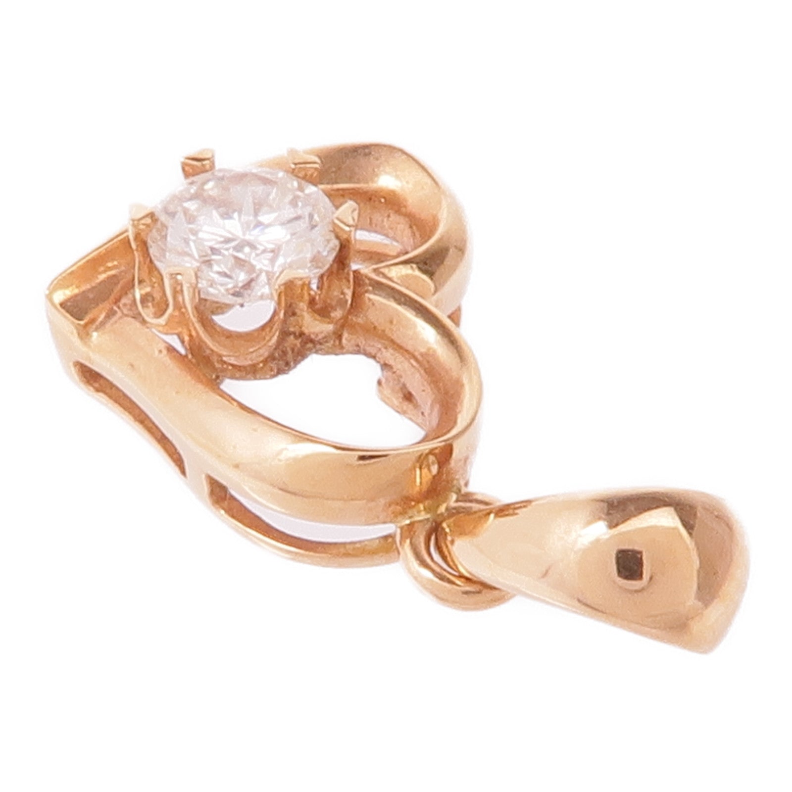 JEWELRY 18K玫瑰金Diamond Pendant鑽石吊墜