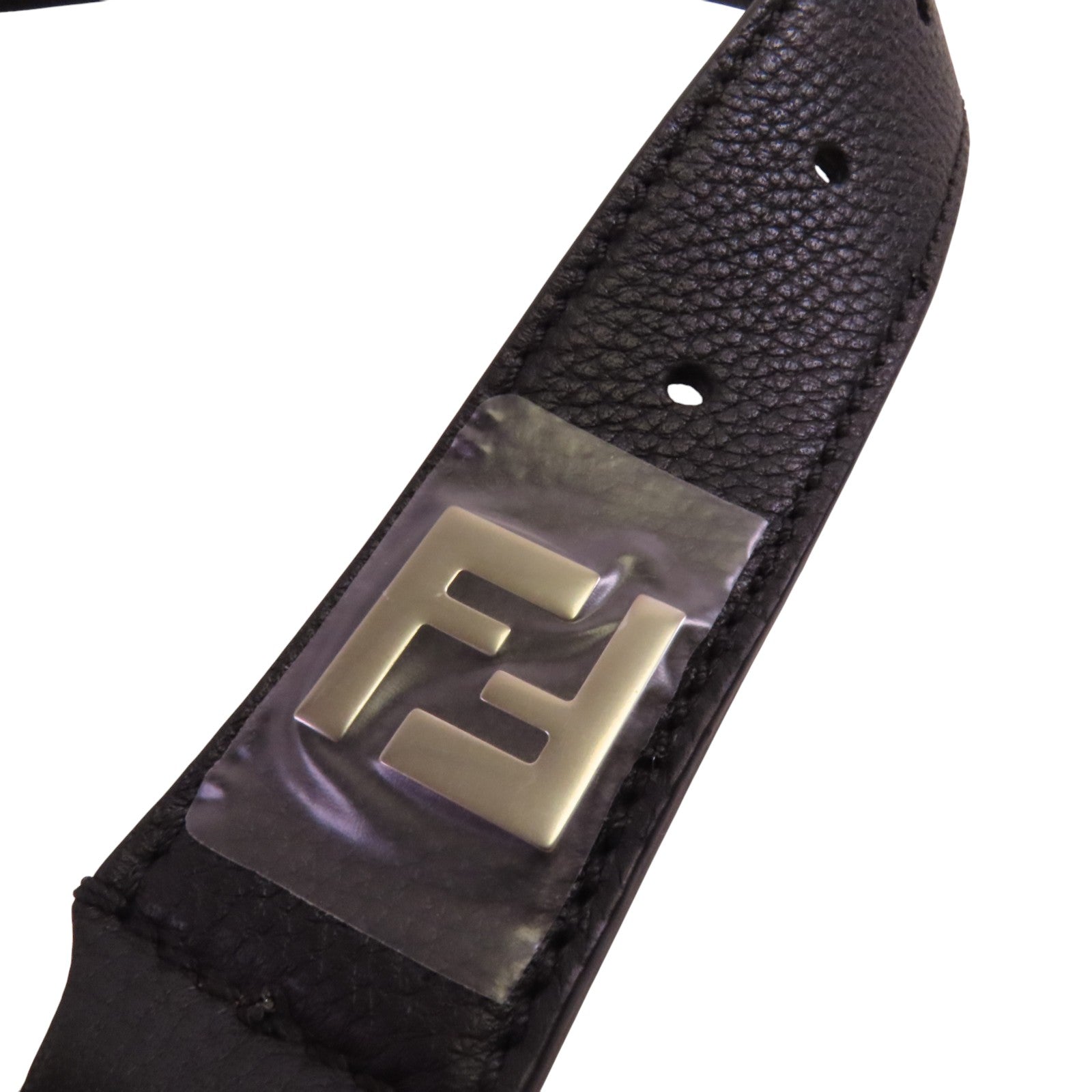 FENDI 牛皮皮革After Roma Pouch Shoulder銀扣肩背袋